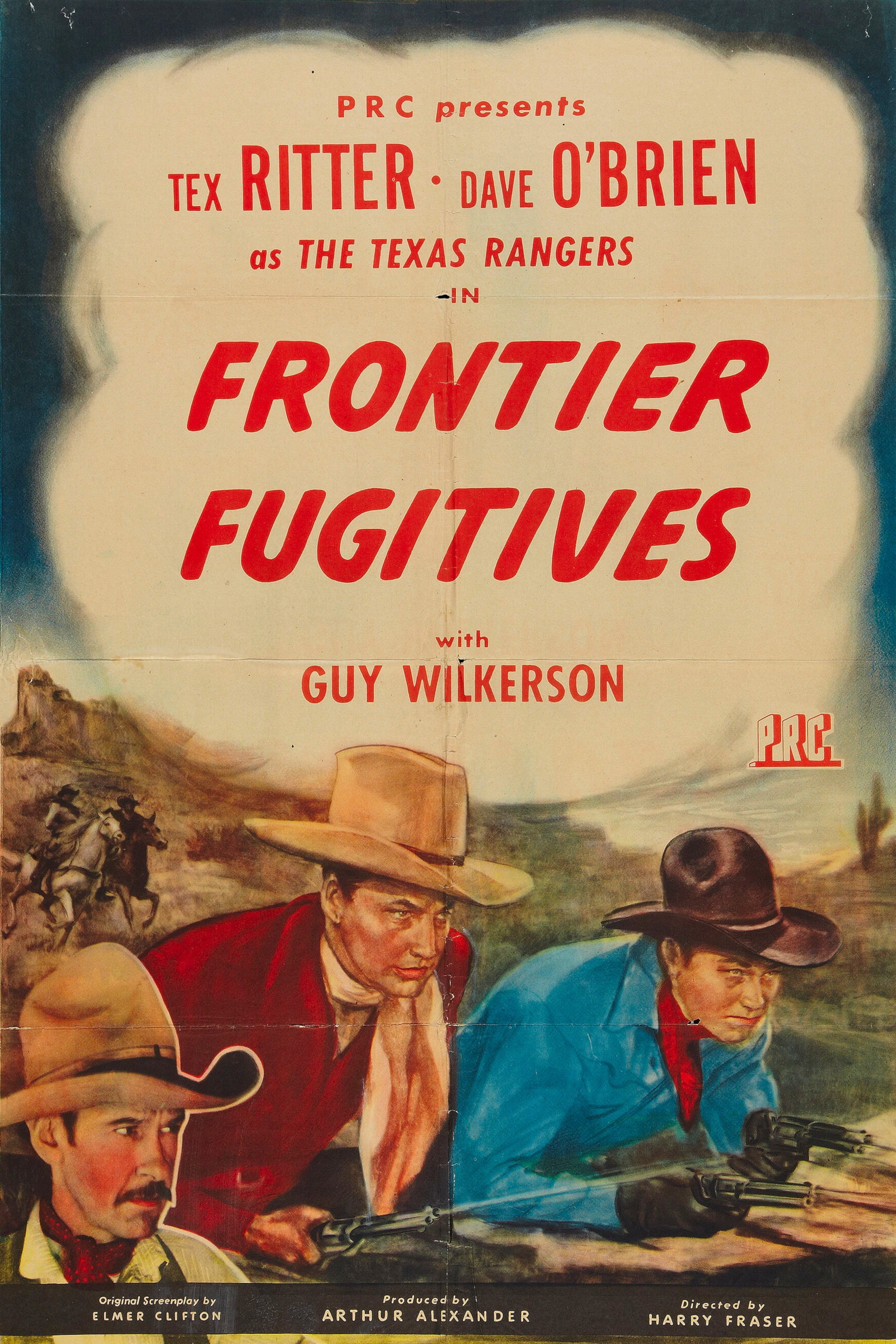 Frontier Fugitives movie poster print