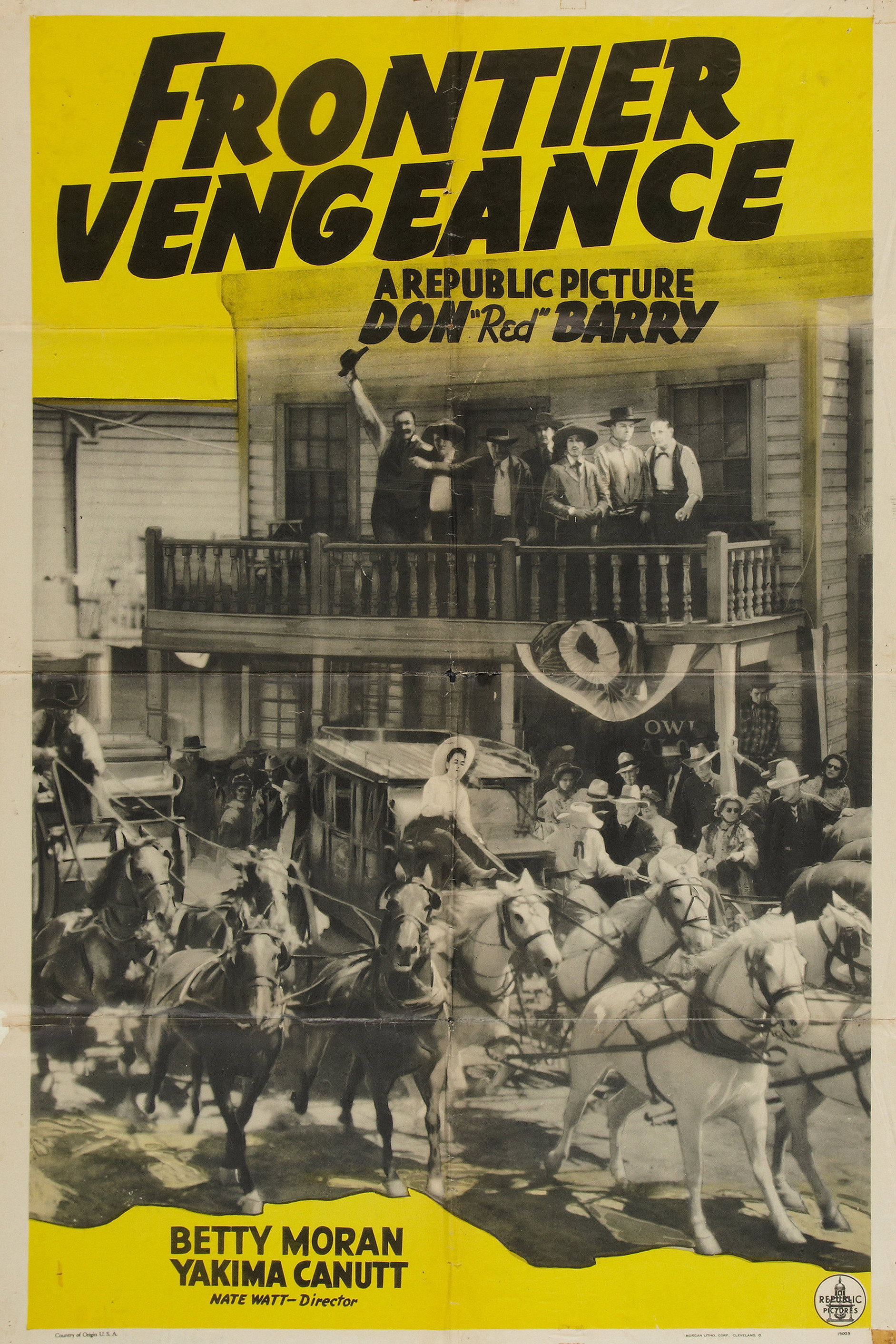 Frontier Vengeance movie poster print