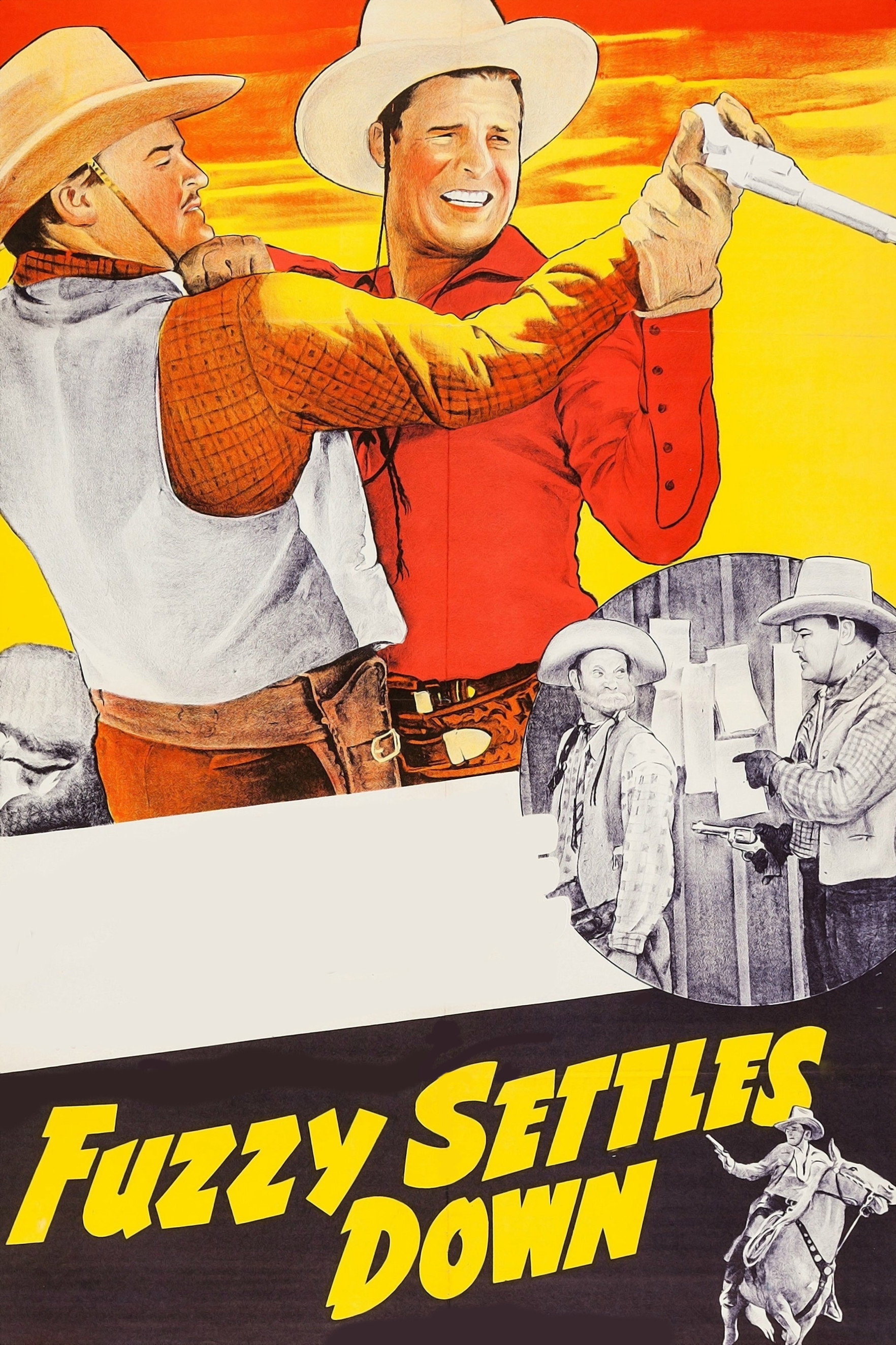 Fuzzy Settles Down movie poster print