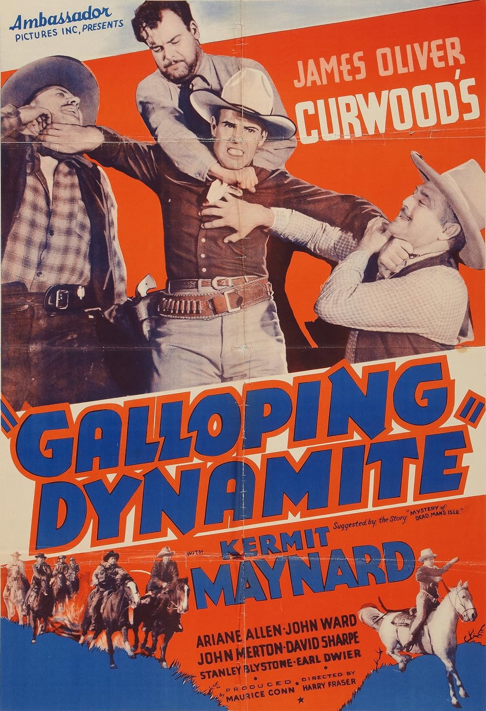 Galloping Dynamite movie poster print