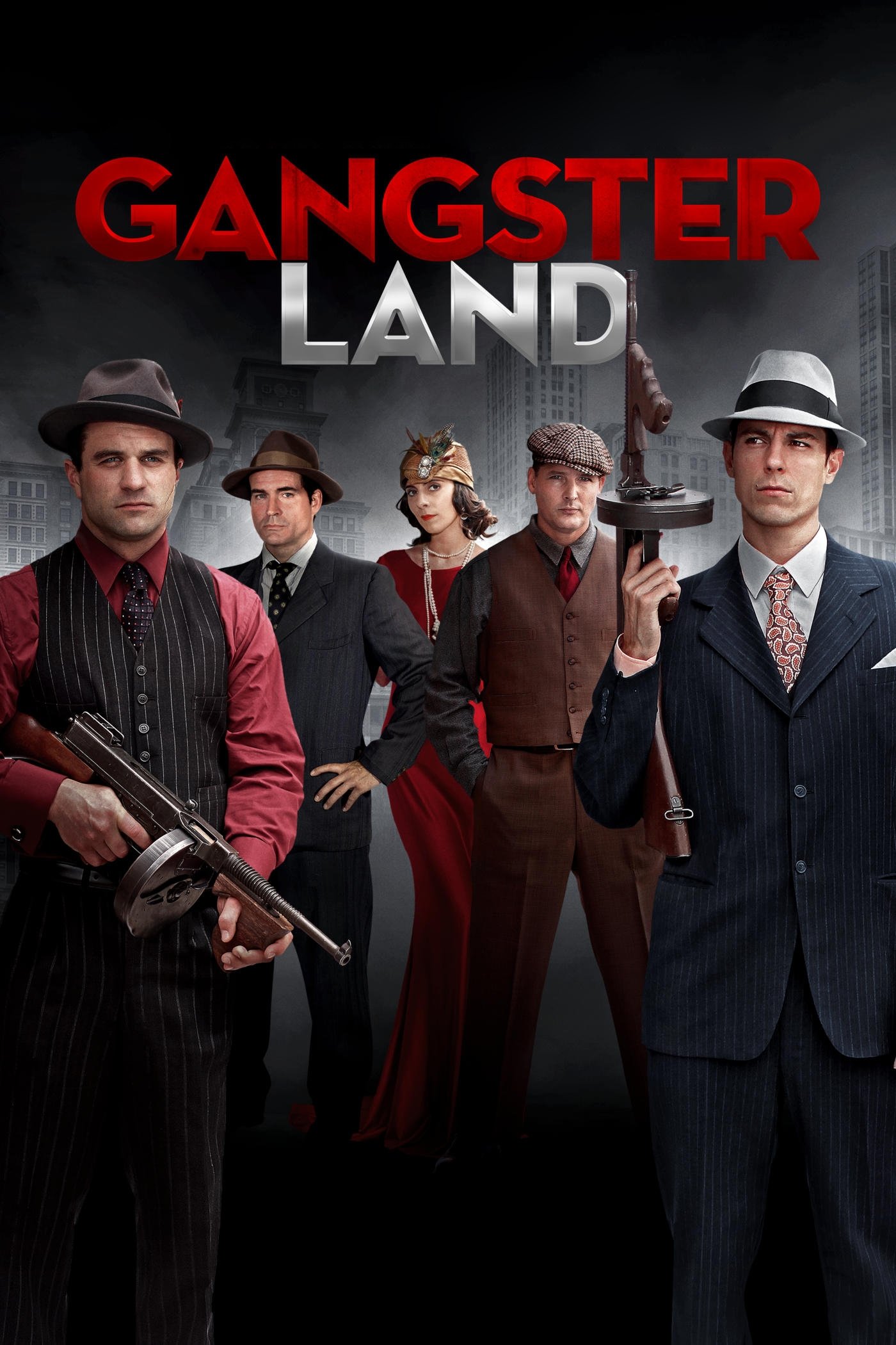 Gangster Land movie poster print