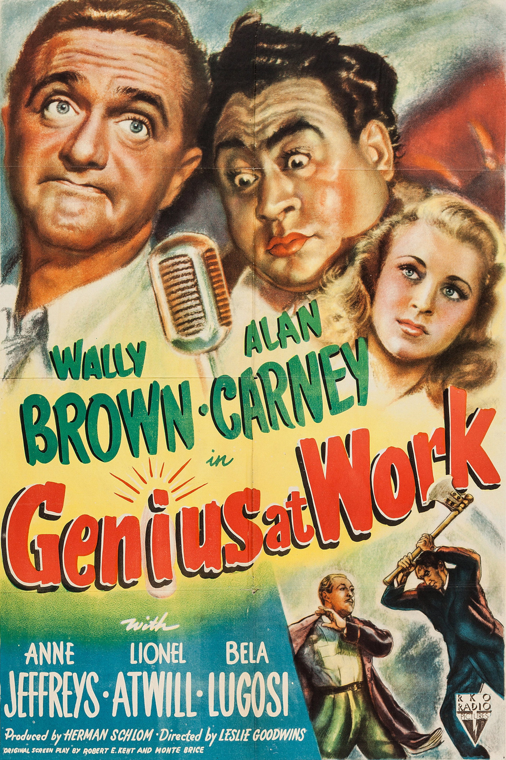 Genius at Work movie poster print