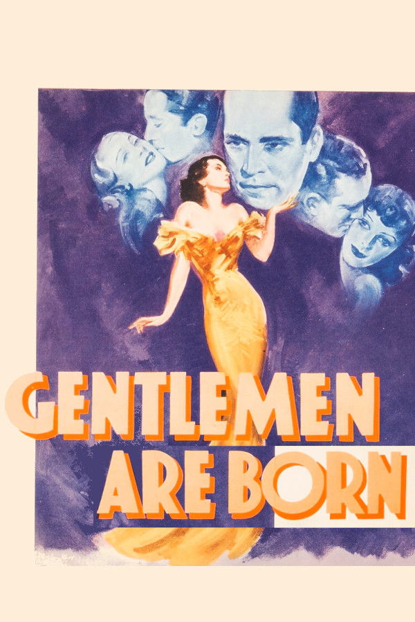 Gentlemen Are Born movie poster print