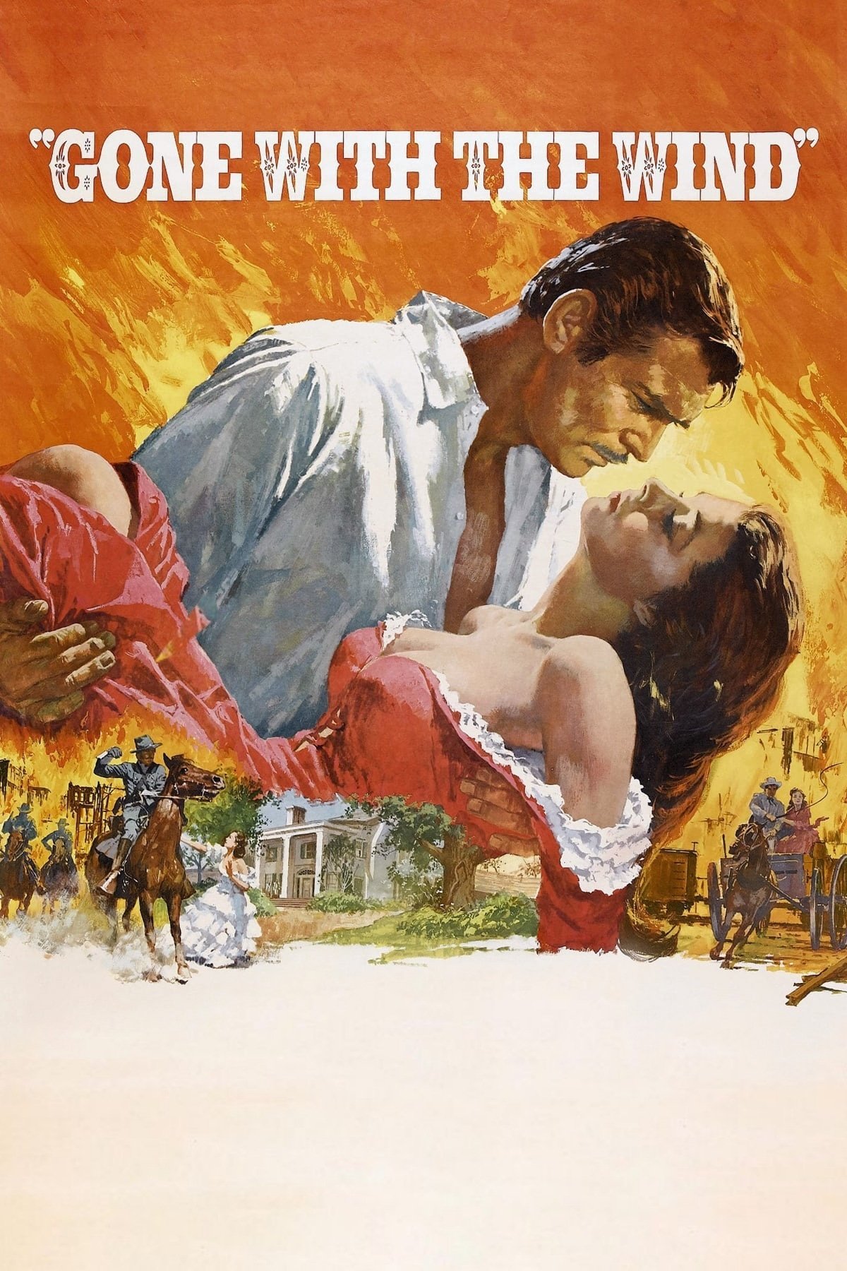 Gone with the Wind movie poster print