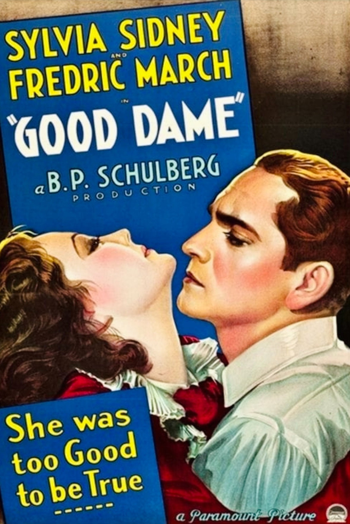 Good Dame movie poster print