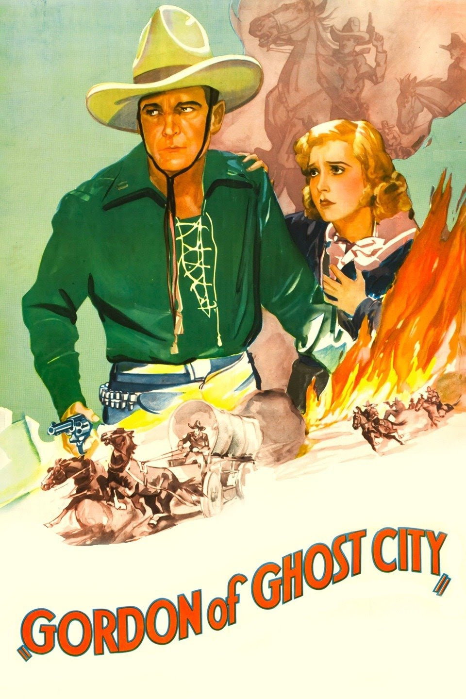 Gordon of Ghost City movie poster print