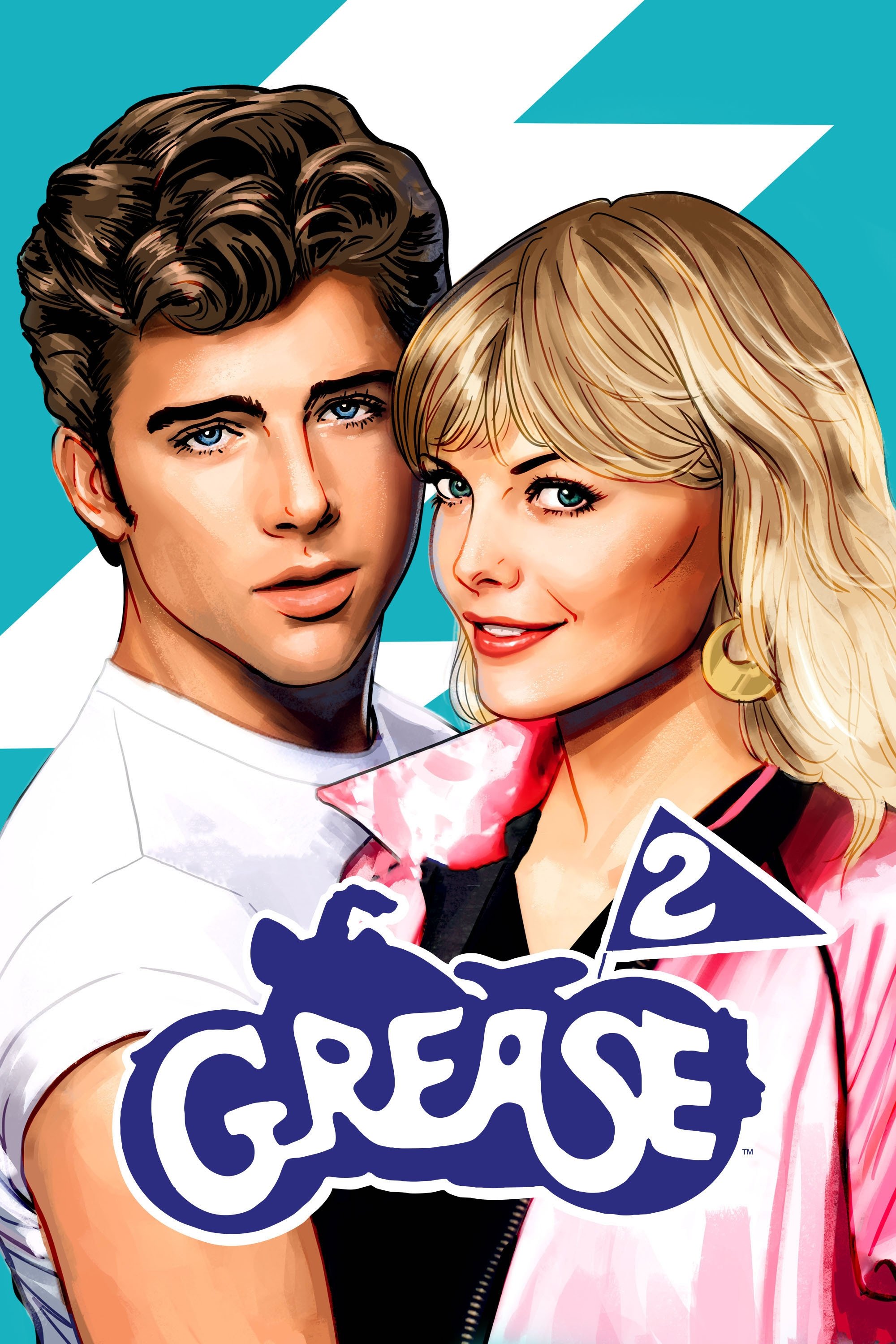 Grease 2 movie poster print