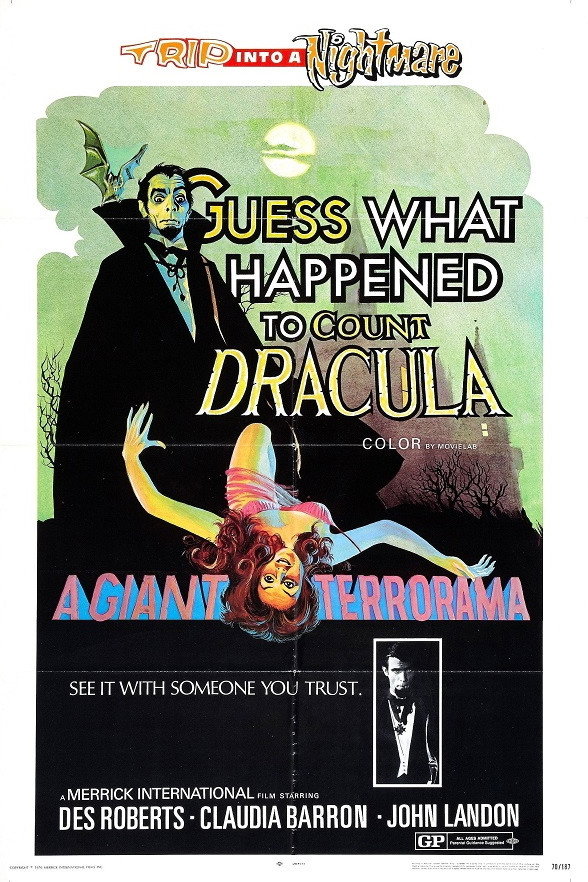 Guess What Happened to Count Dracula? movie poster print