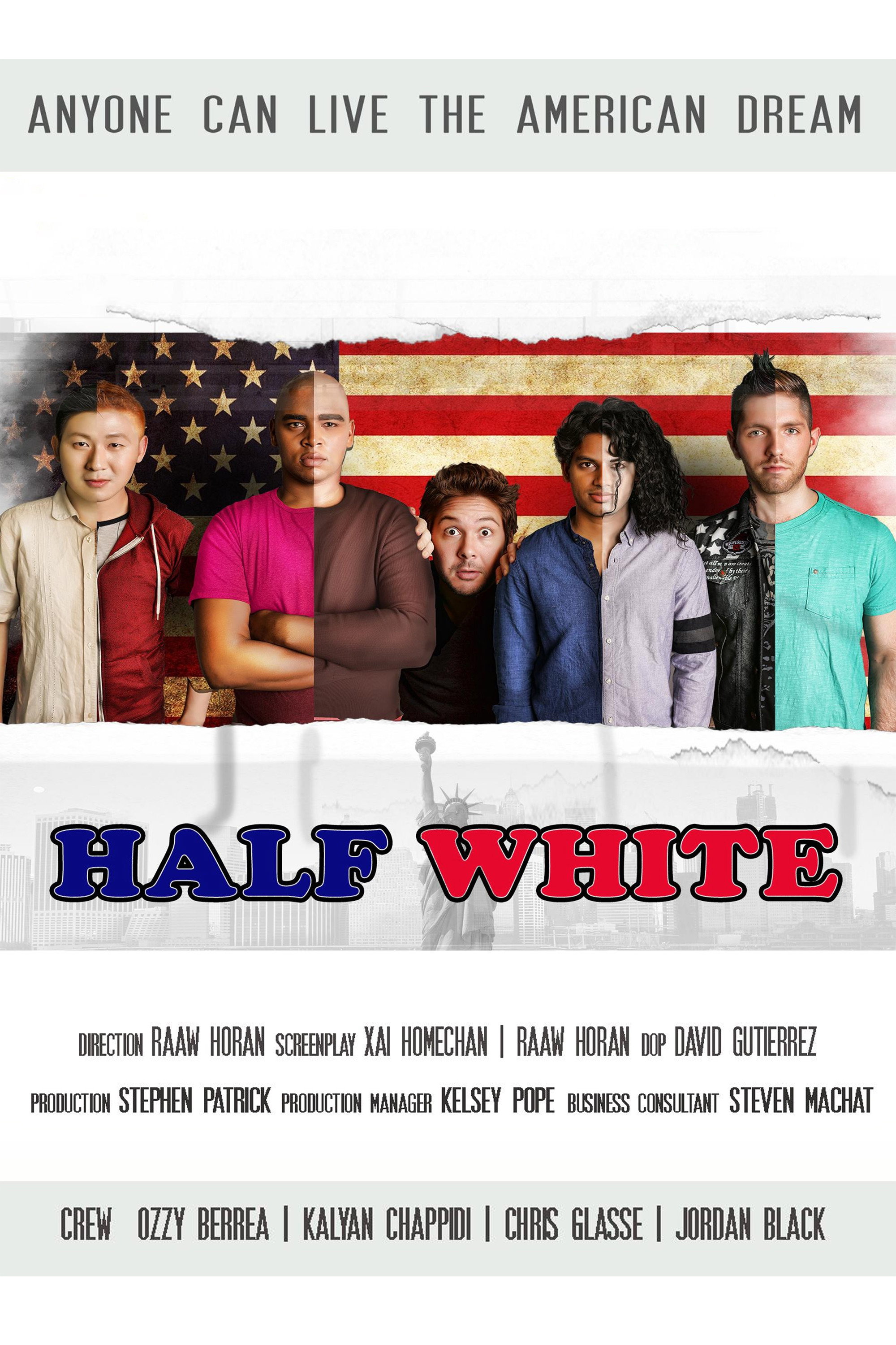Half White movie poster print