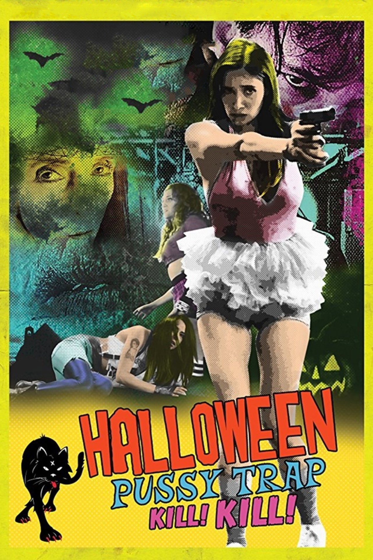 Halloween Pussy Trap Kill! Kill! movie poster print