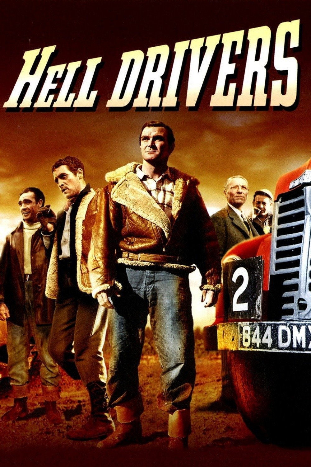 Hell Drivers movie poster print