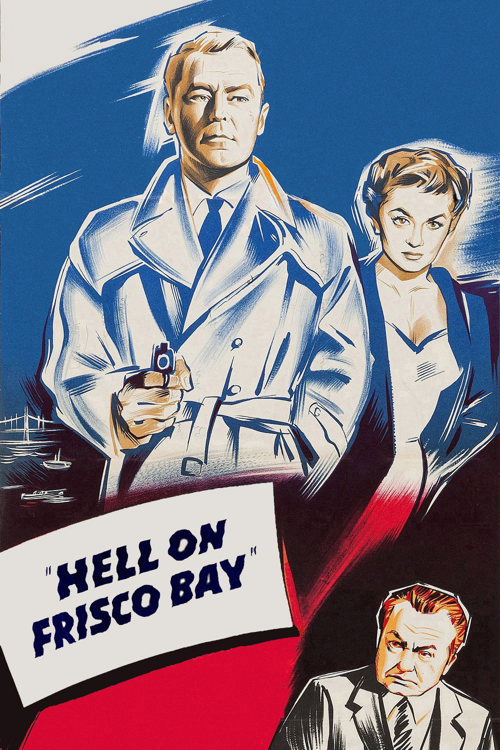 Hell on Frisco Bay movie poster print