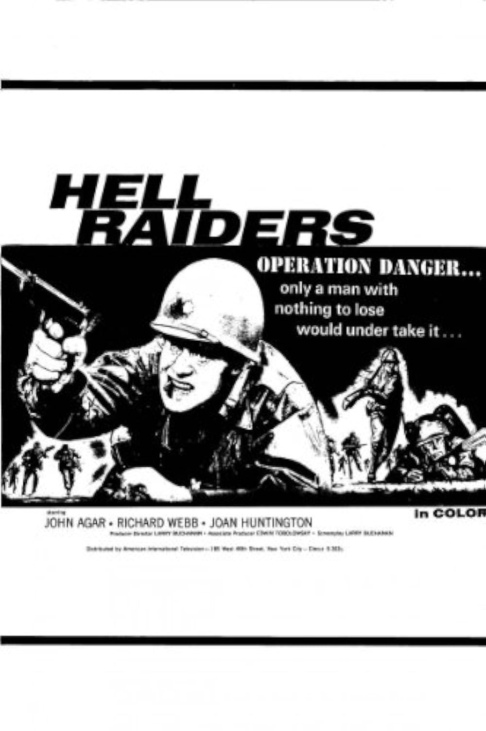 Hell Raiders movie poster print