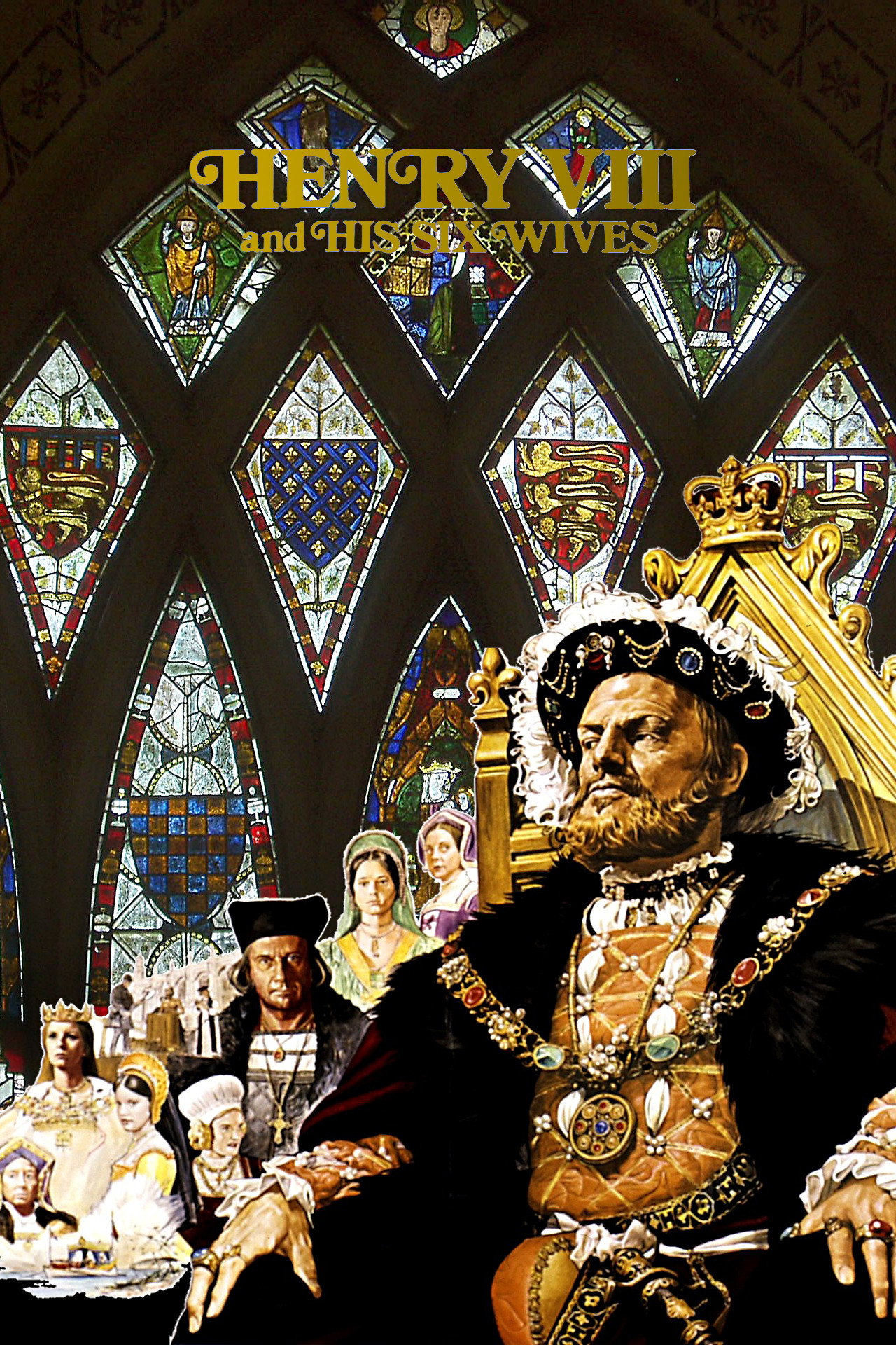 Henry VIII and His Six Wives movie poster print