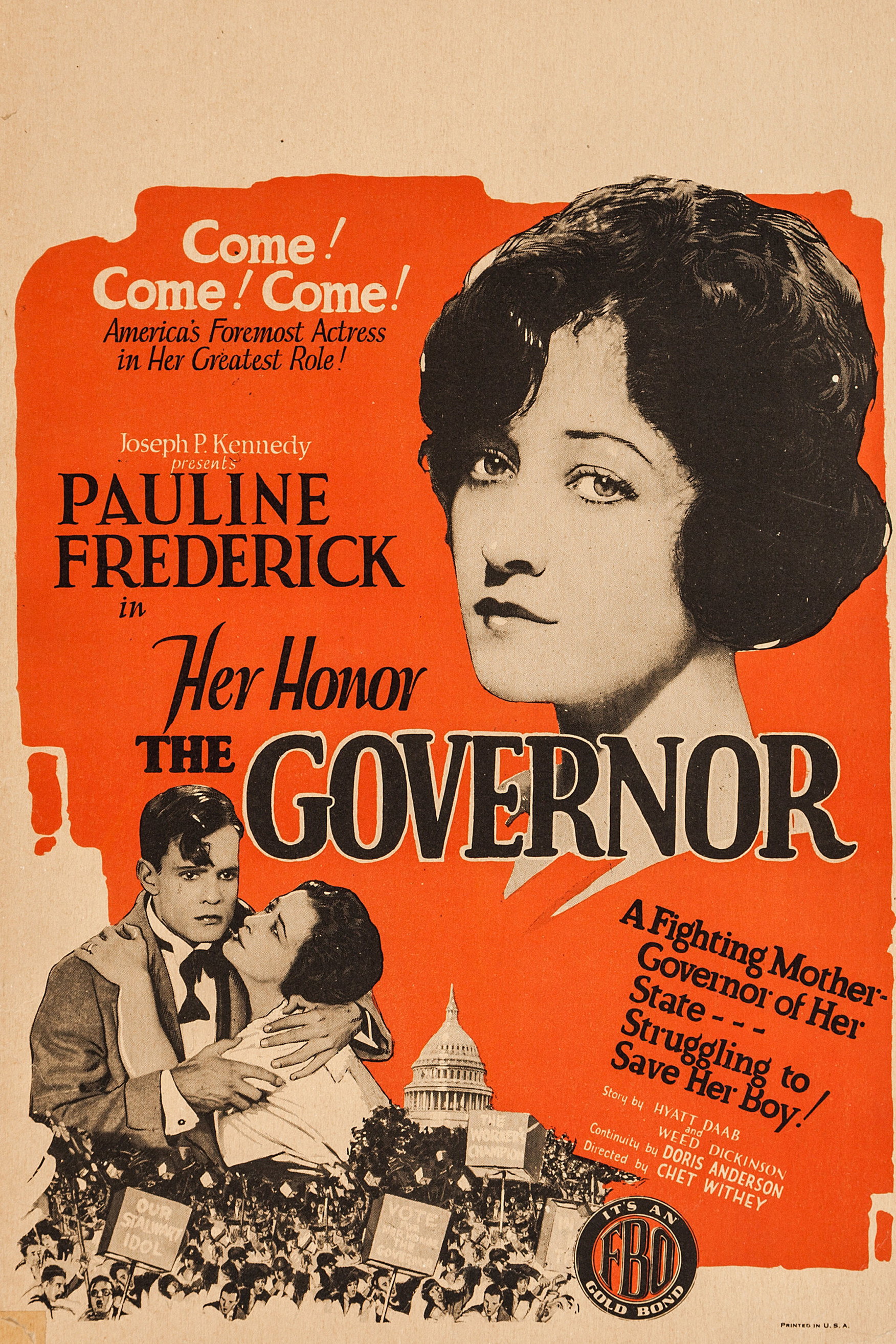 Her Honor, the Governor movie poster print