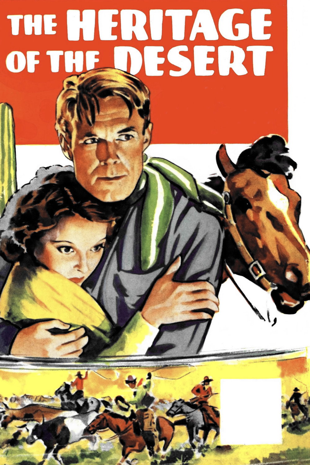 Heritage of the Desert movie poster print