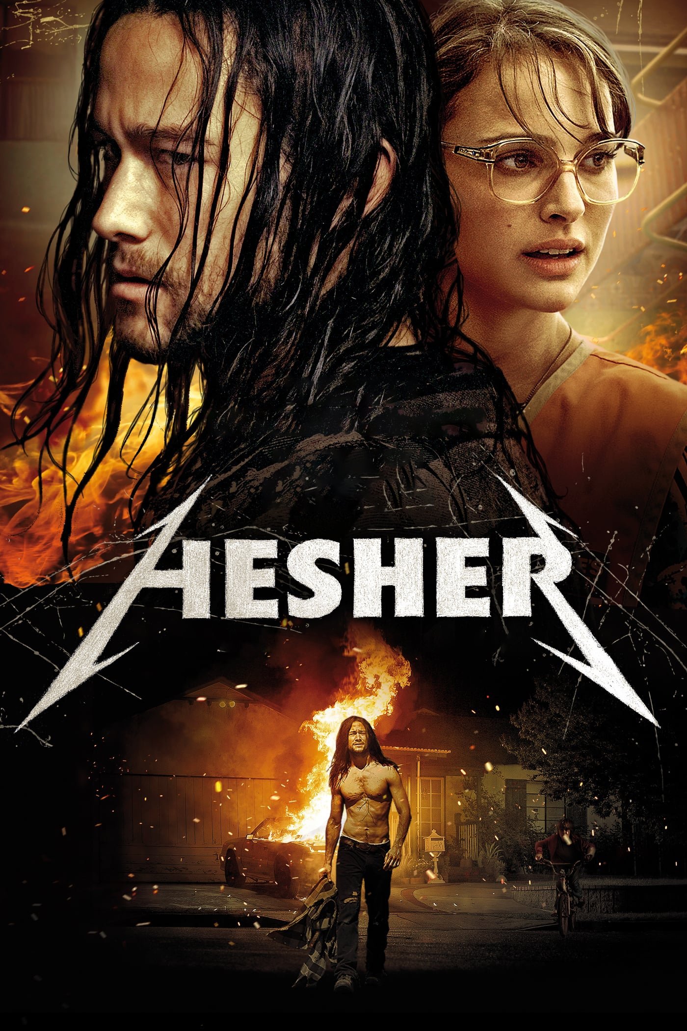 Hesher movie poster print