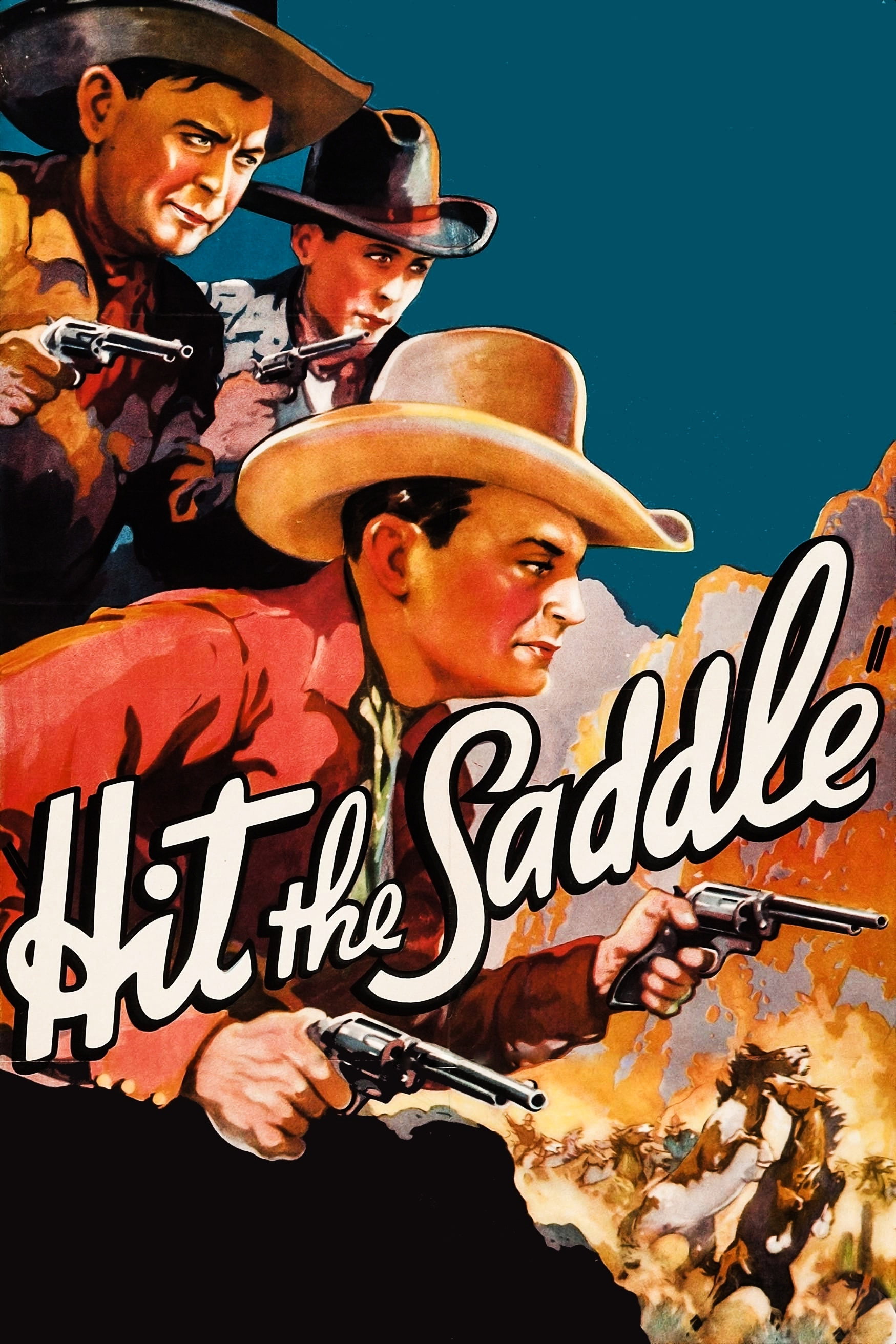 Hit the Saddle movie poster print