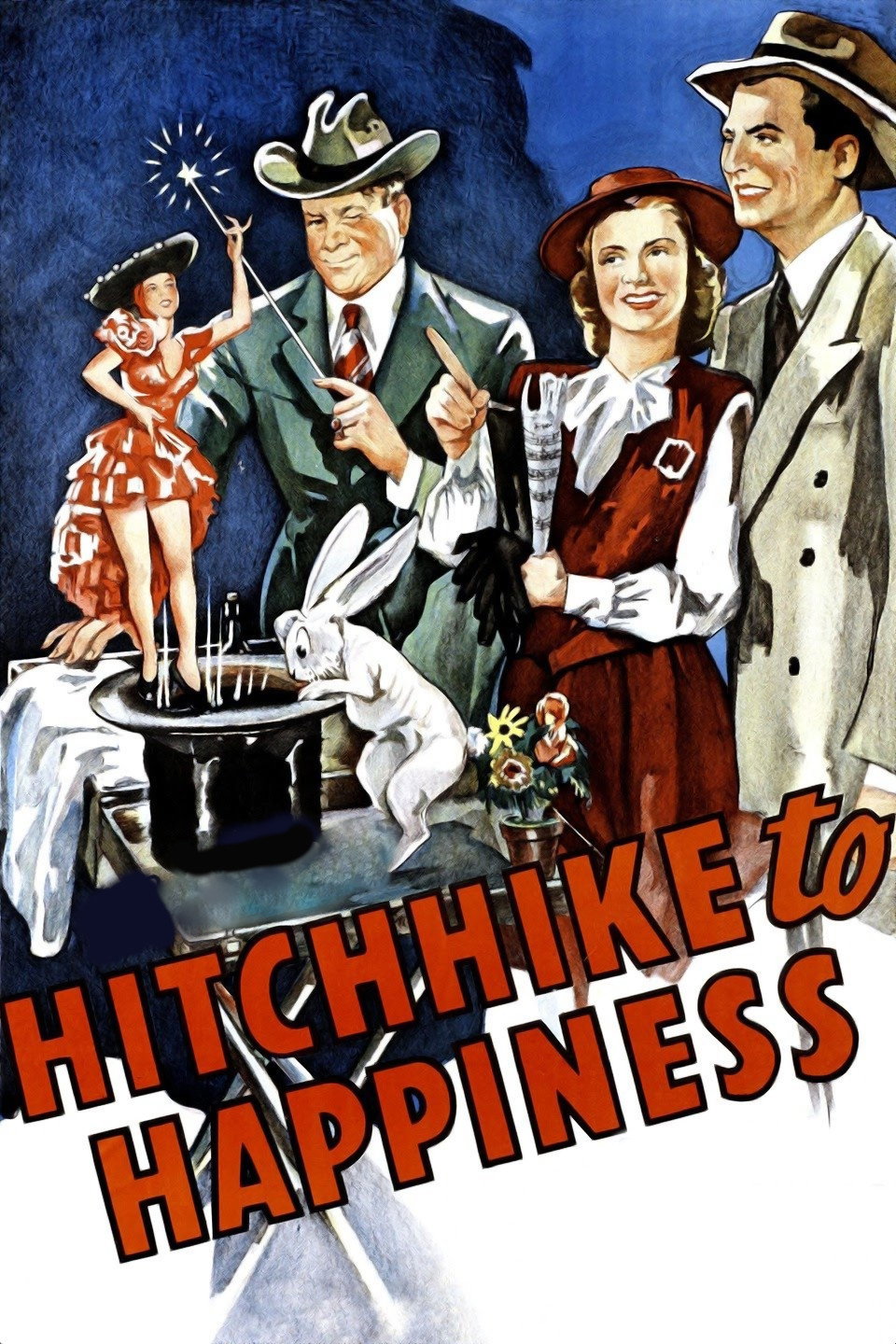 Hitchhike to Happiness movie poster print