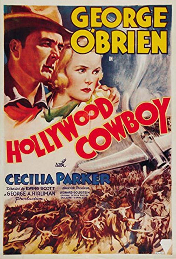 Hollywood Cowboy movie poster print