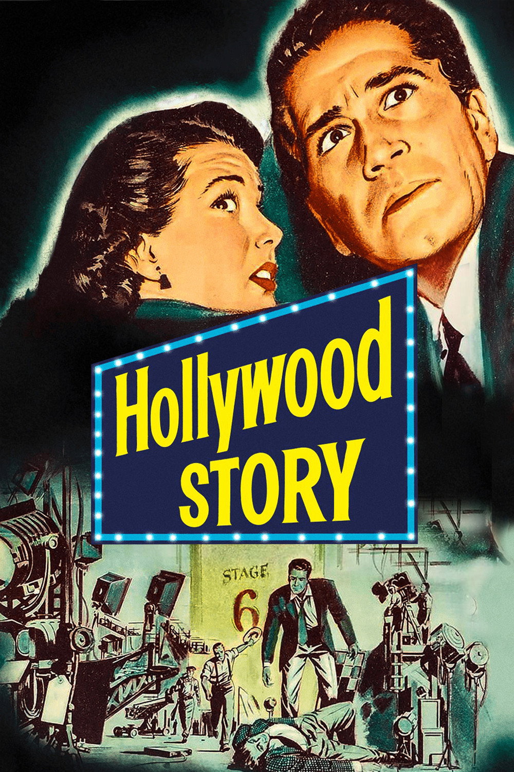 Hollywood Story movie poster print