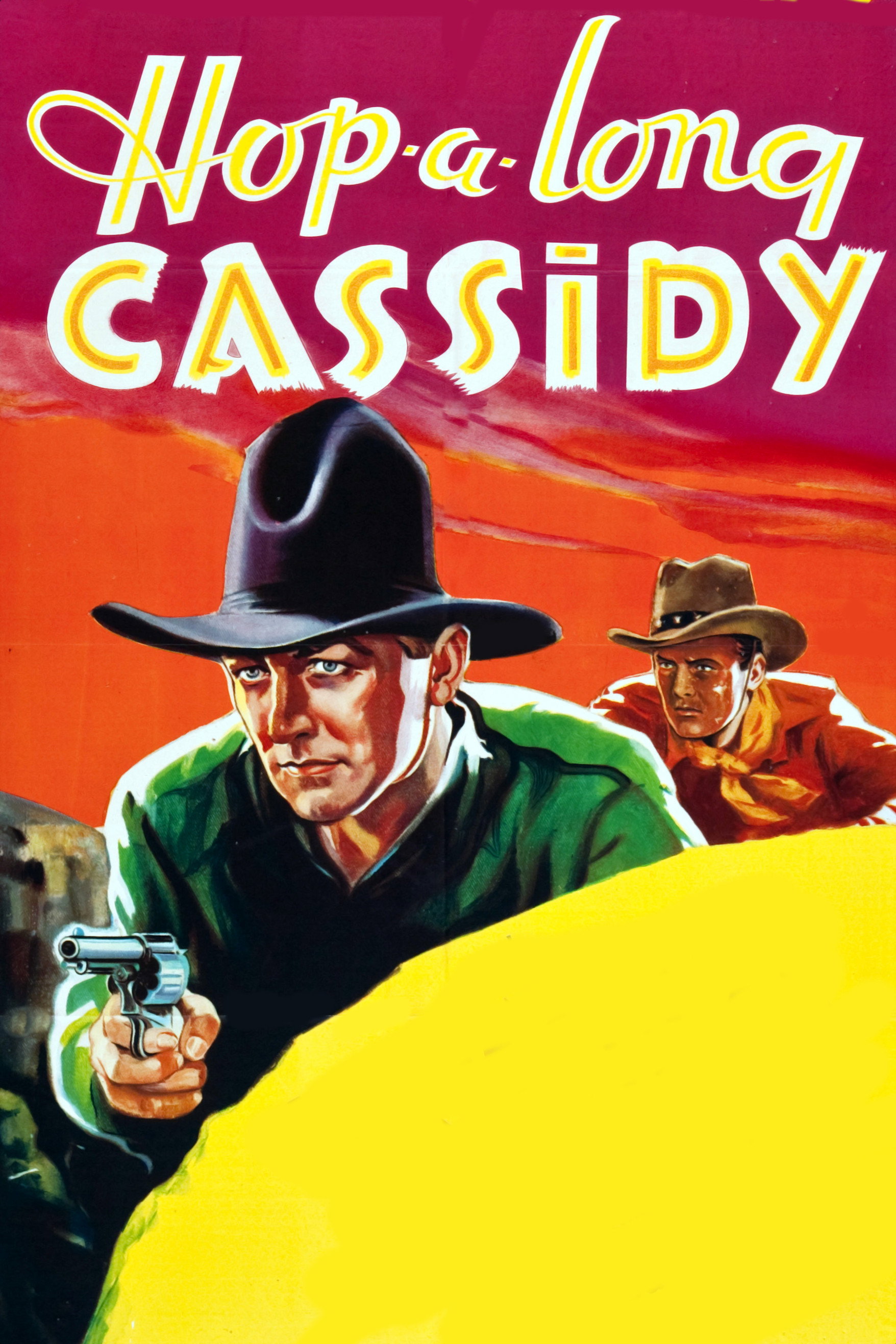 Hop-a-Long Cassidy movie poster print