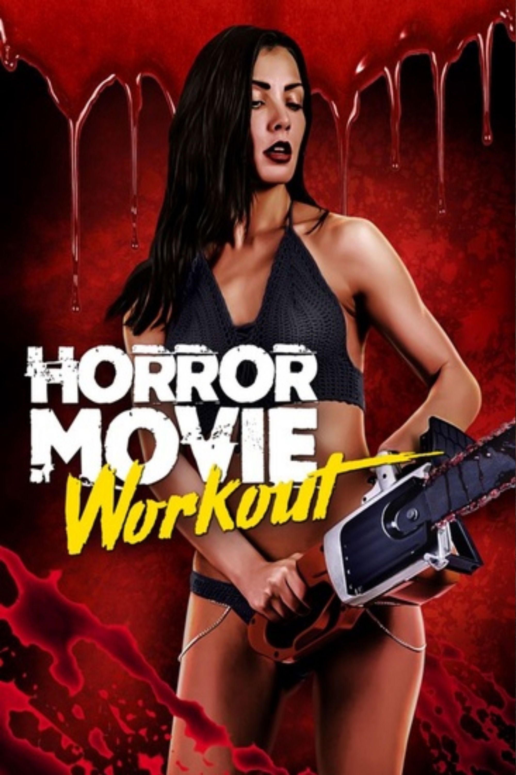 Horror Movie Workout movie poster print