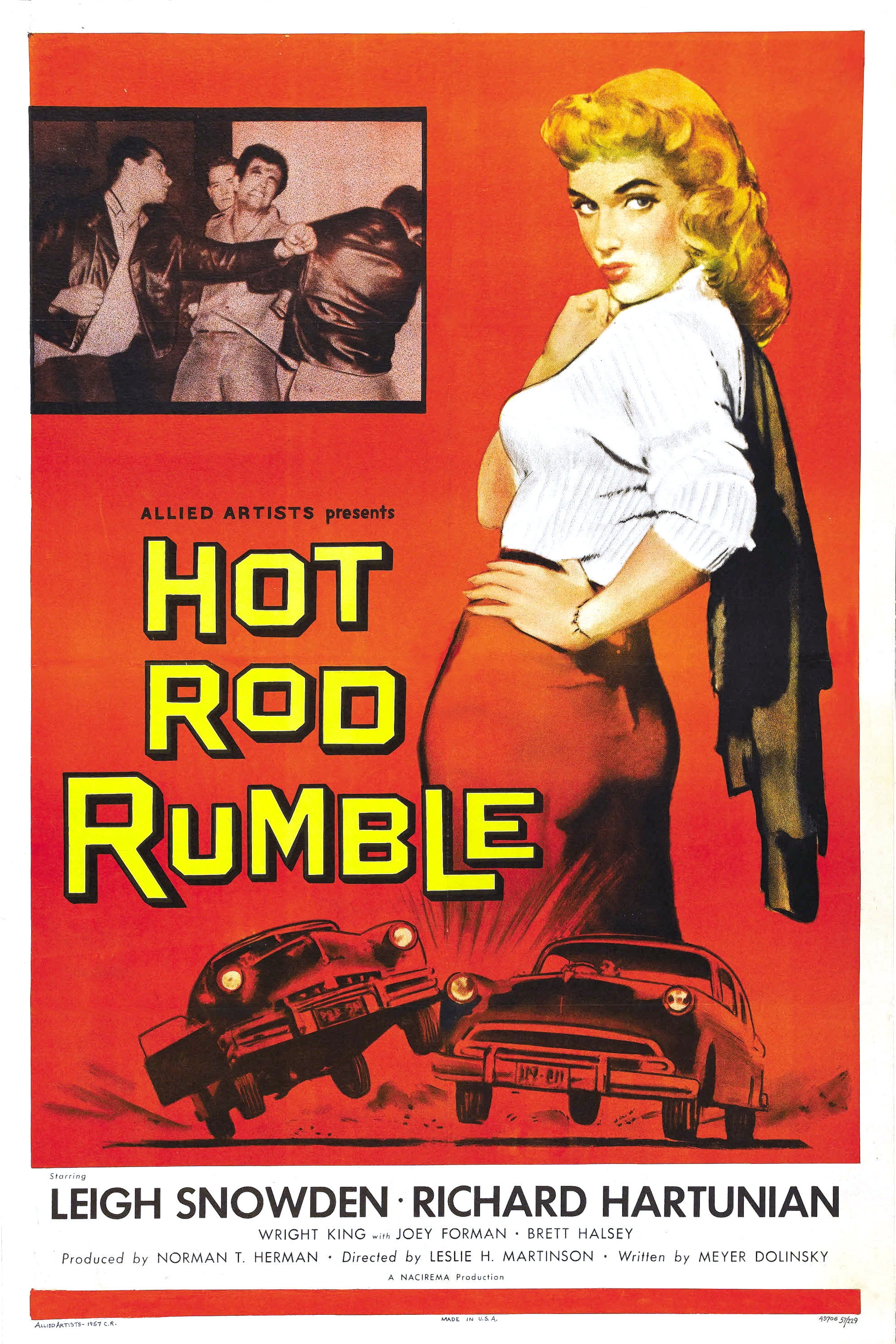 Hot Rod Rumble movie poster print