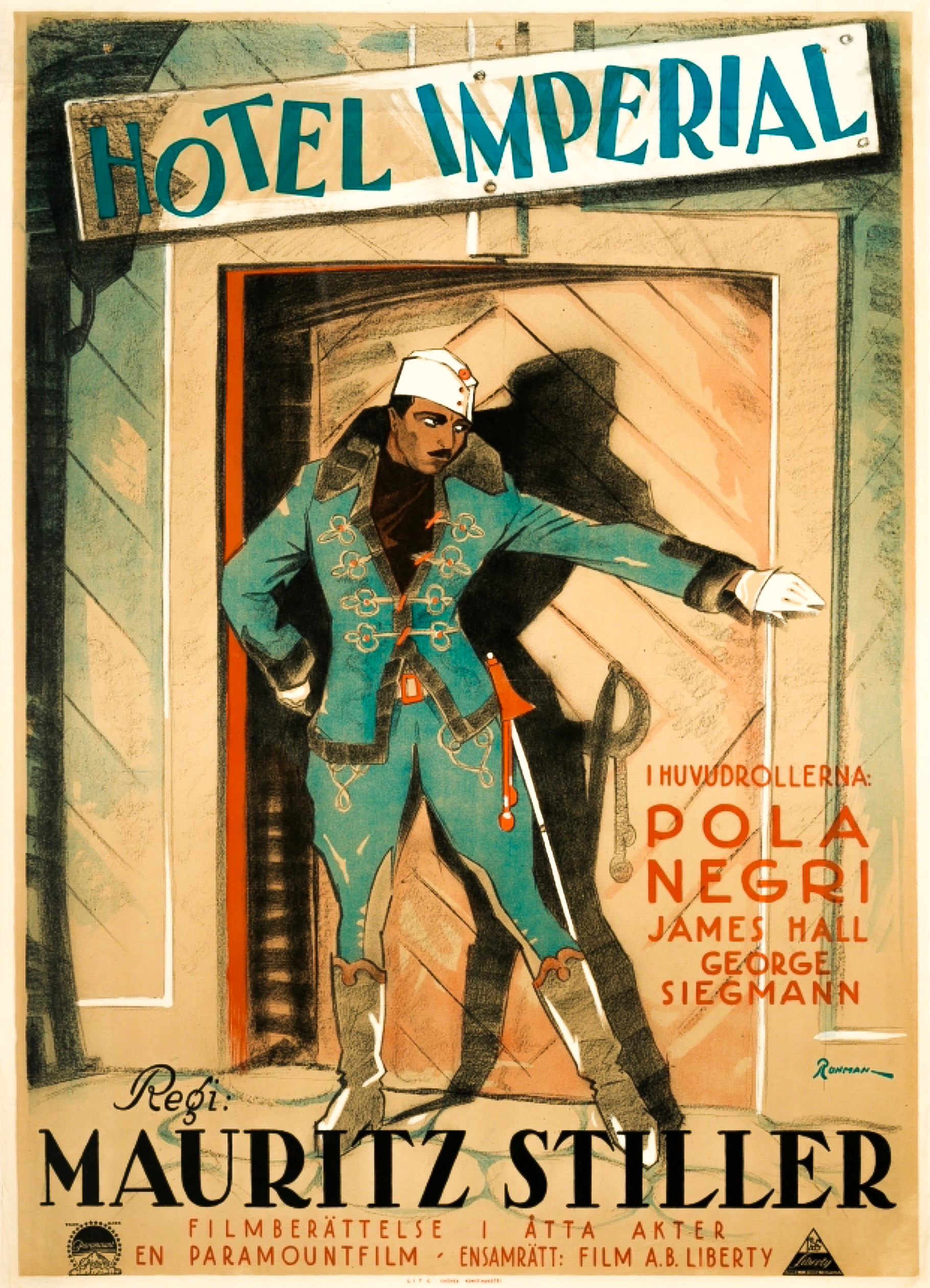 Hotel Imperial movie poster print