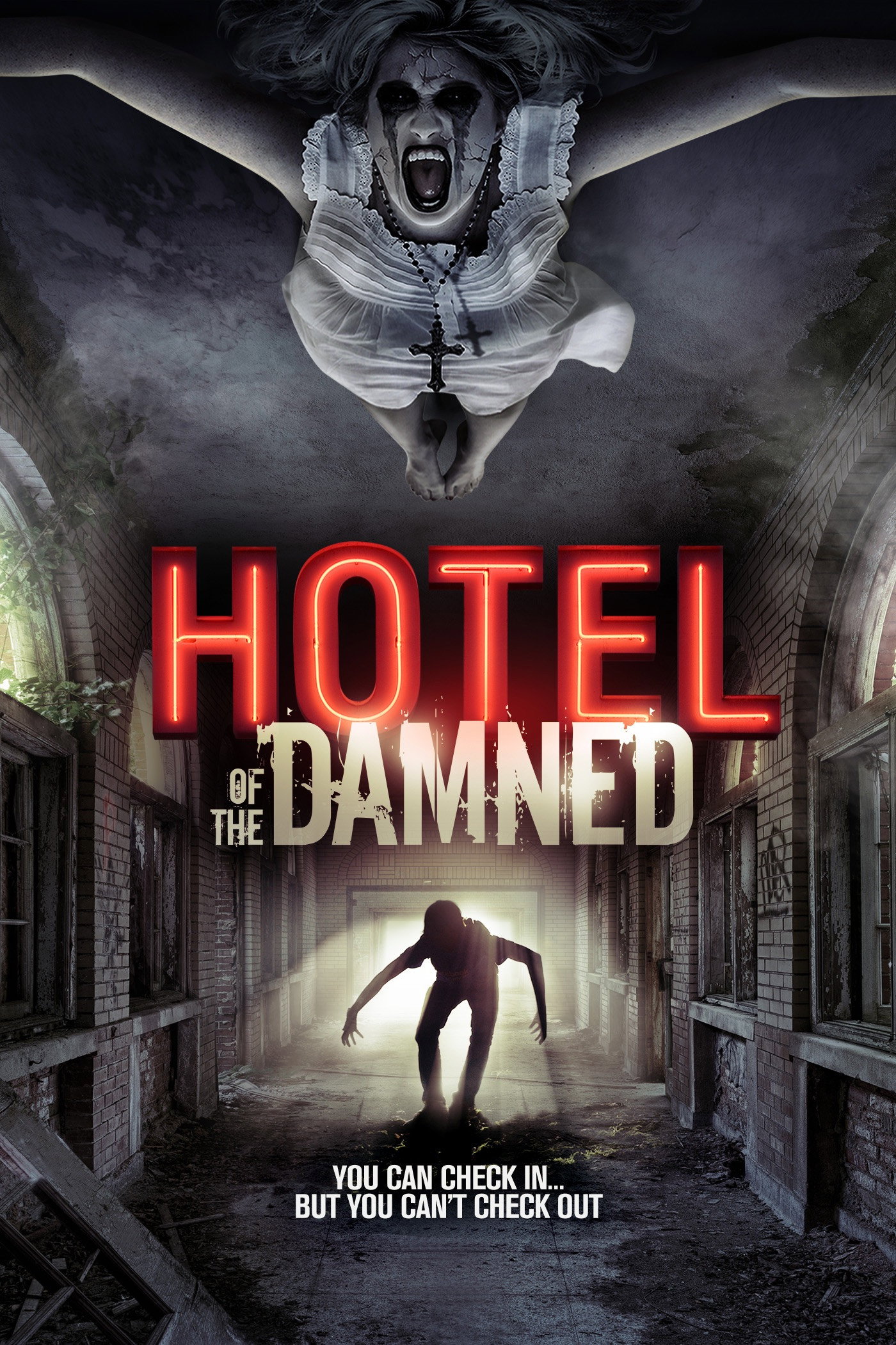 Hotel of the Damned movie poster print