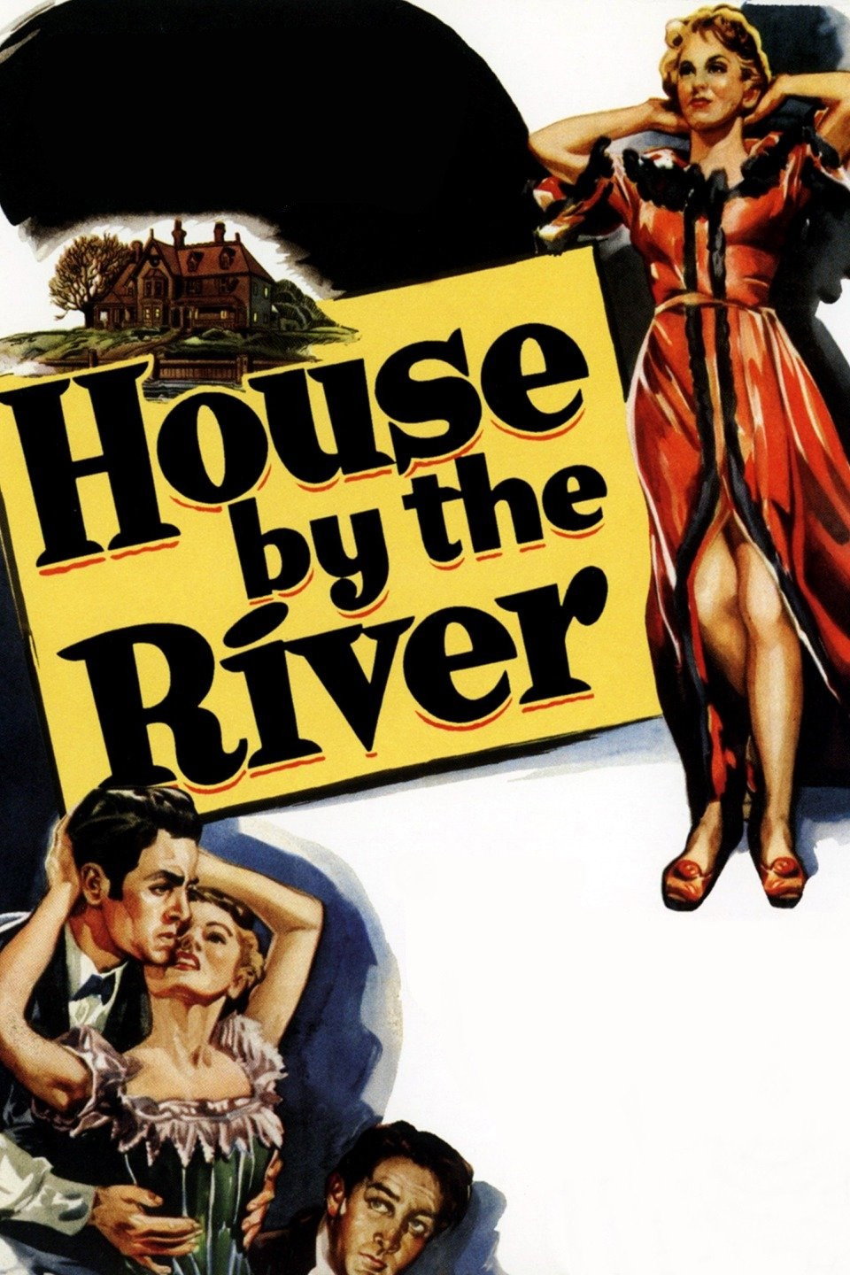 House by the River movie poster print