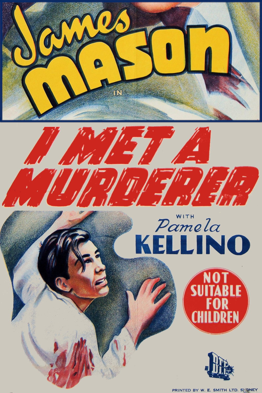 I Met a Murderer movie poster print