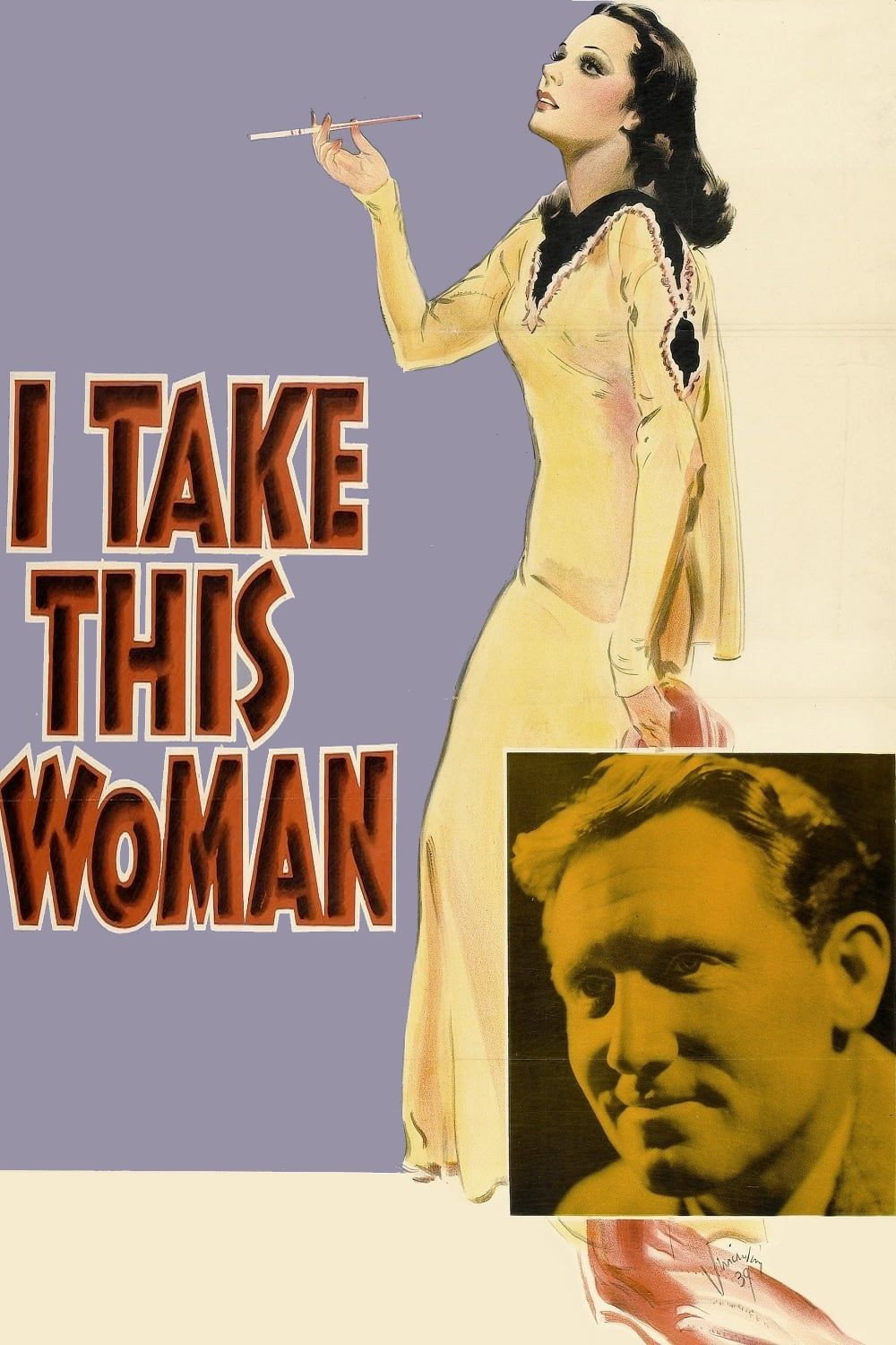 I Take This Woman movie poster print