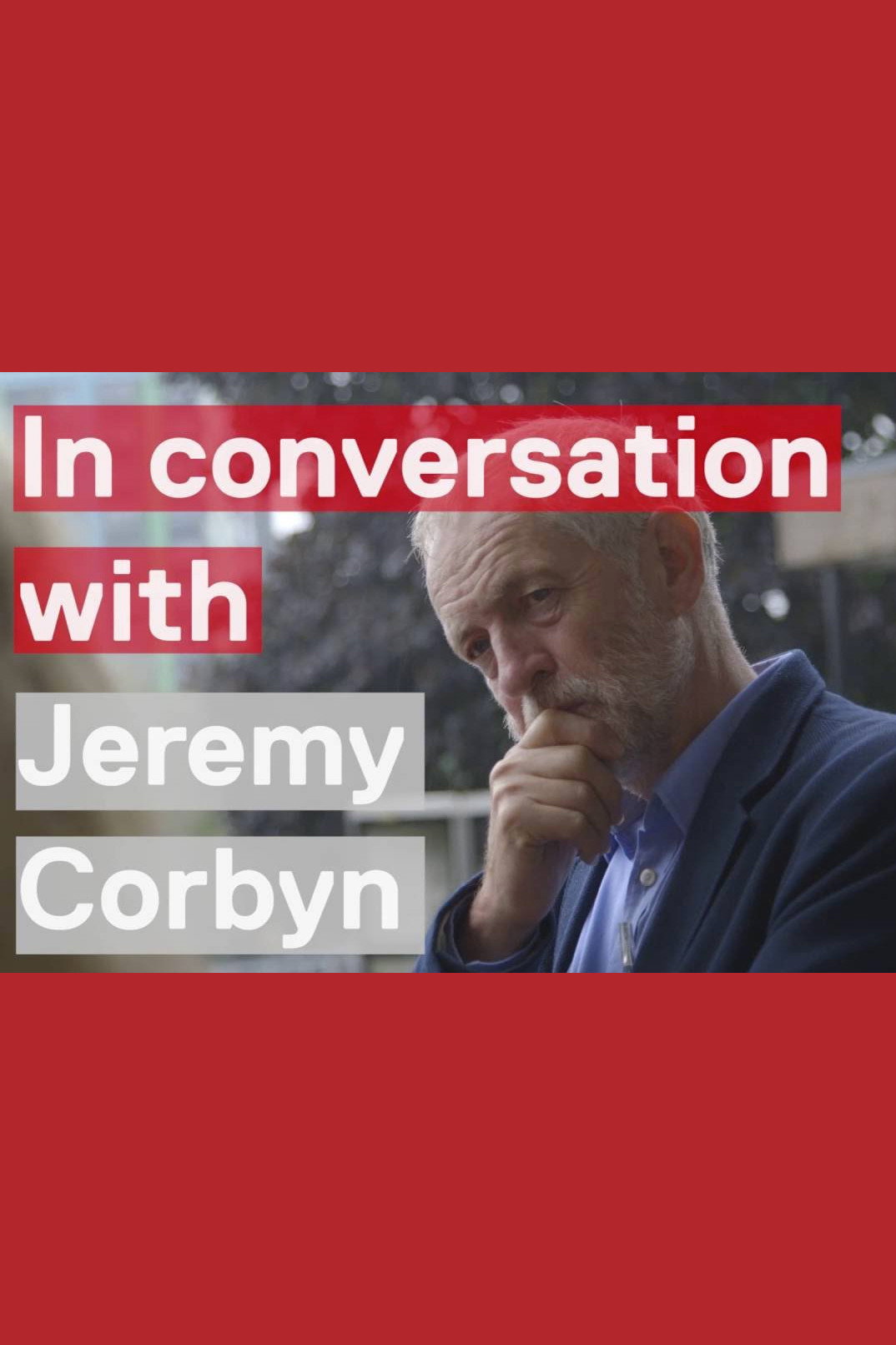 In Conversation with Jeremy Corbyn movie poster print