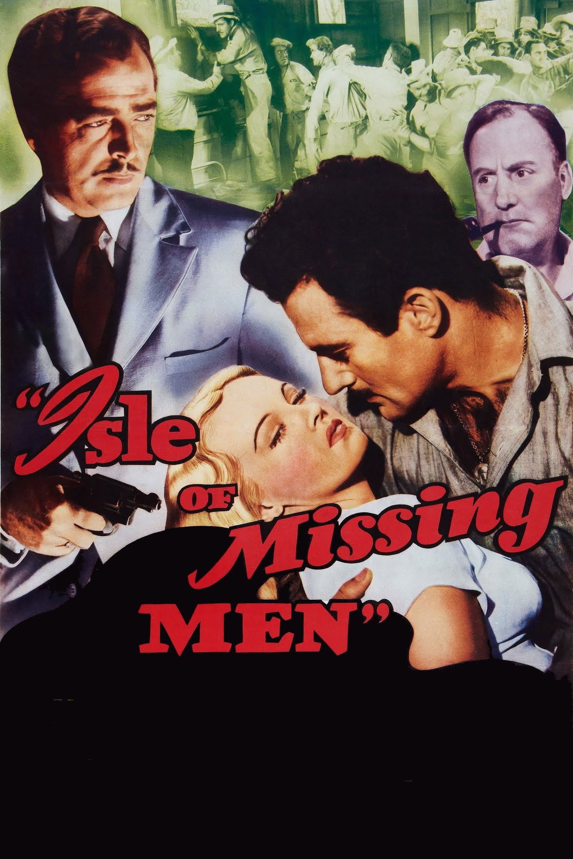 Isle of Missing Men movie poster print