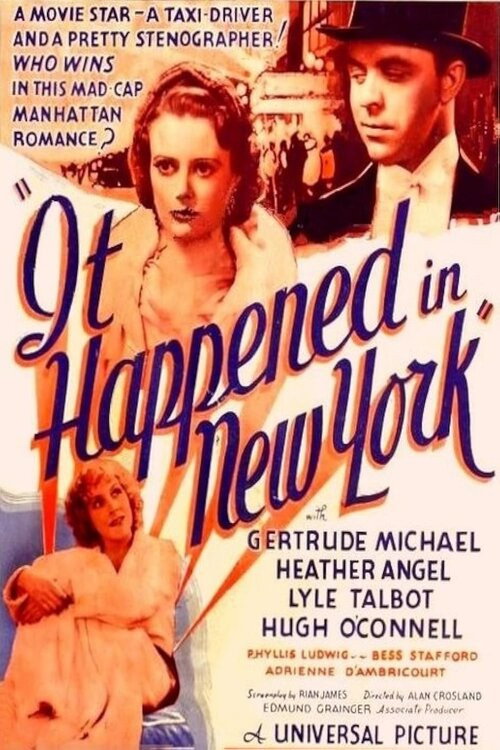 It Happened in New York movie poster print