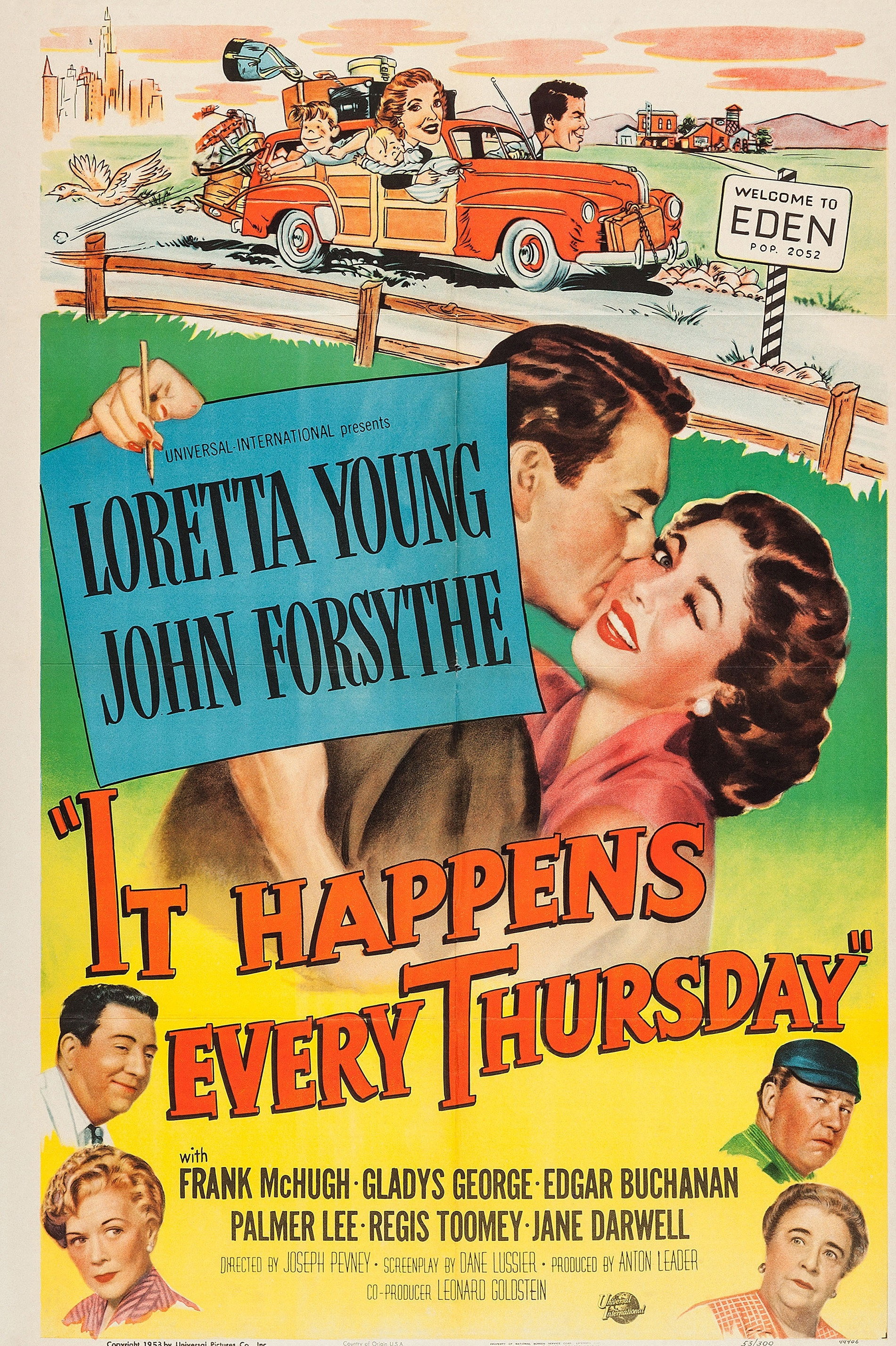 It Happens Every Thursday movie poster print