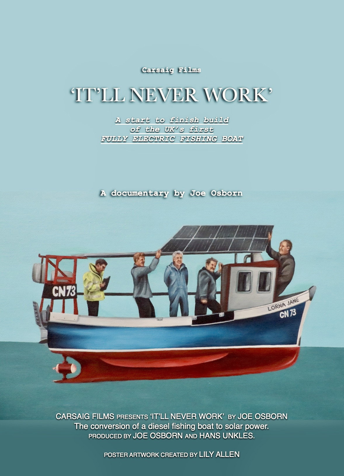It'll Never Work movie poster print