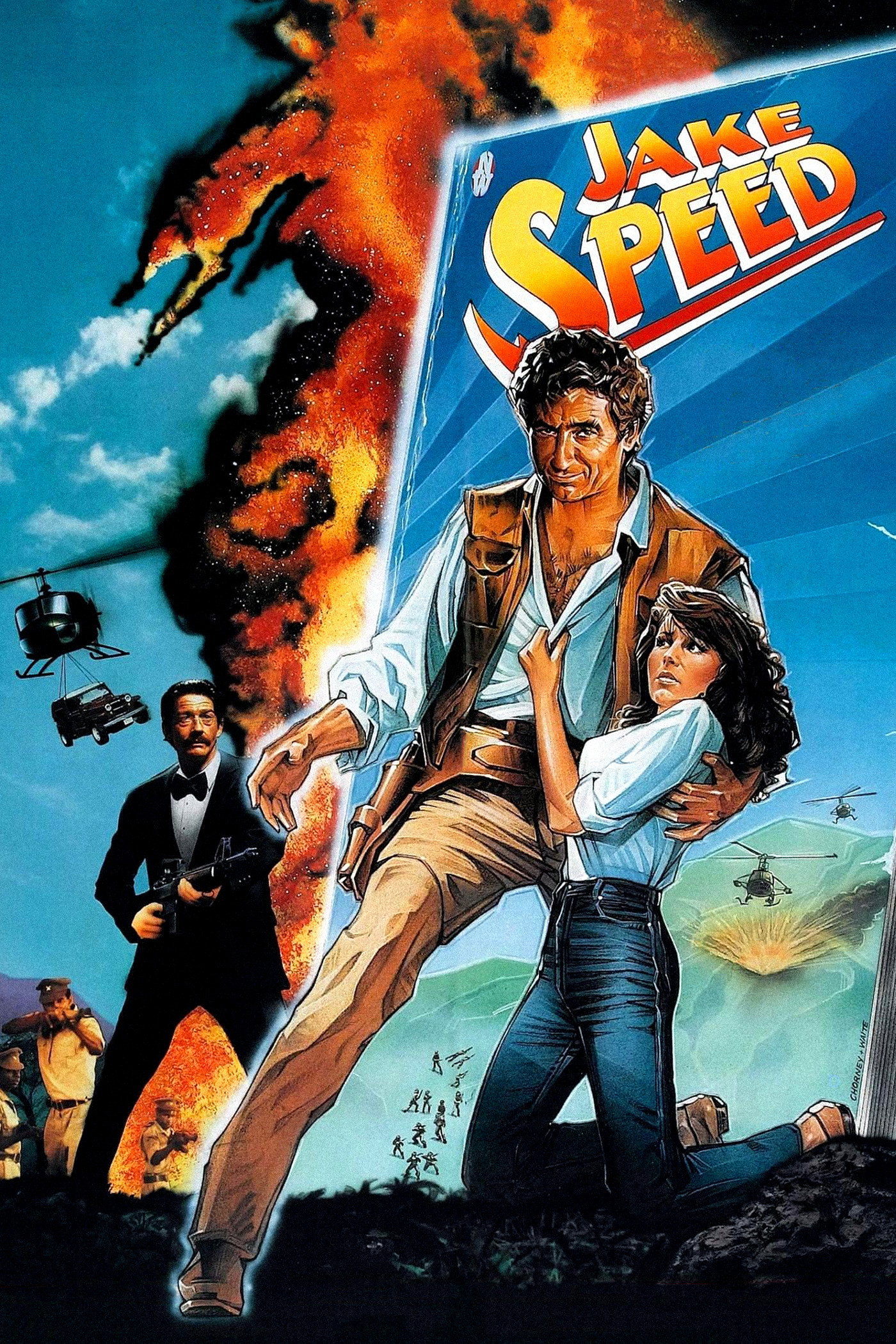 Jake Speed movie poster print