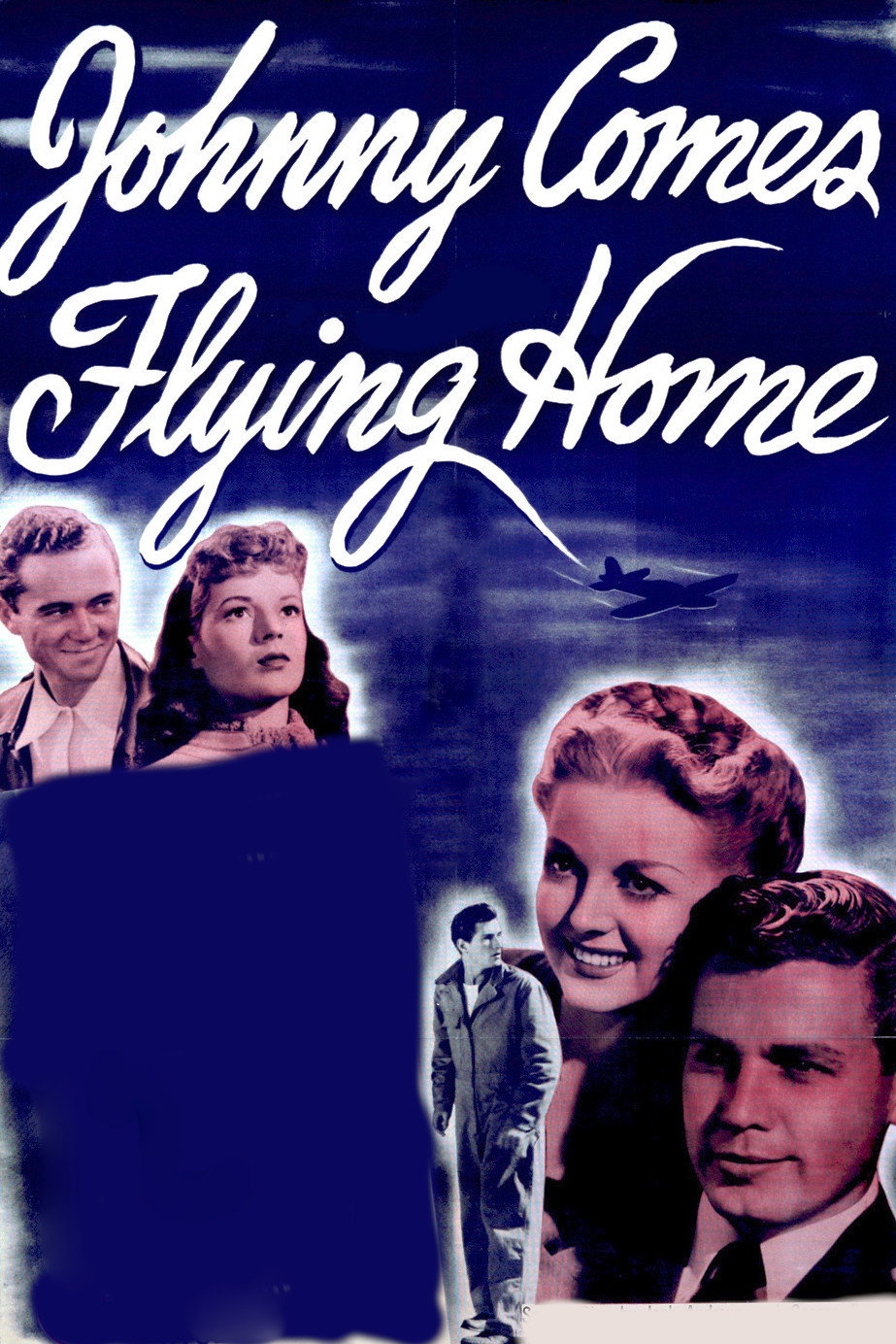 Johnny Comes Flying Home movie poster print