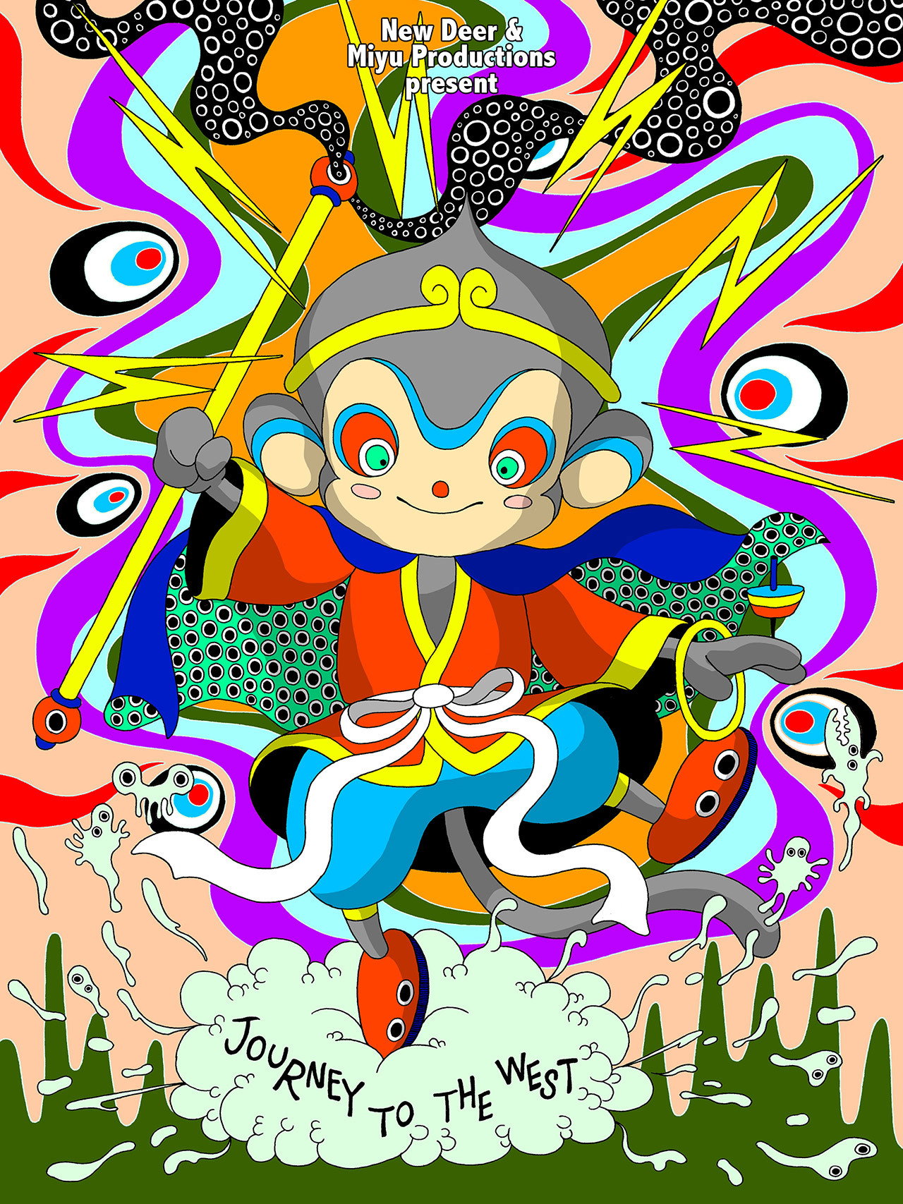 Journey to the West movie poster print