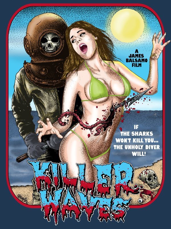 Killer Waves movie poster print