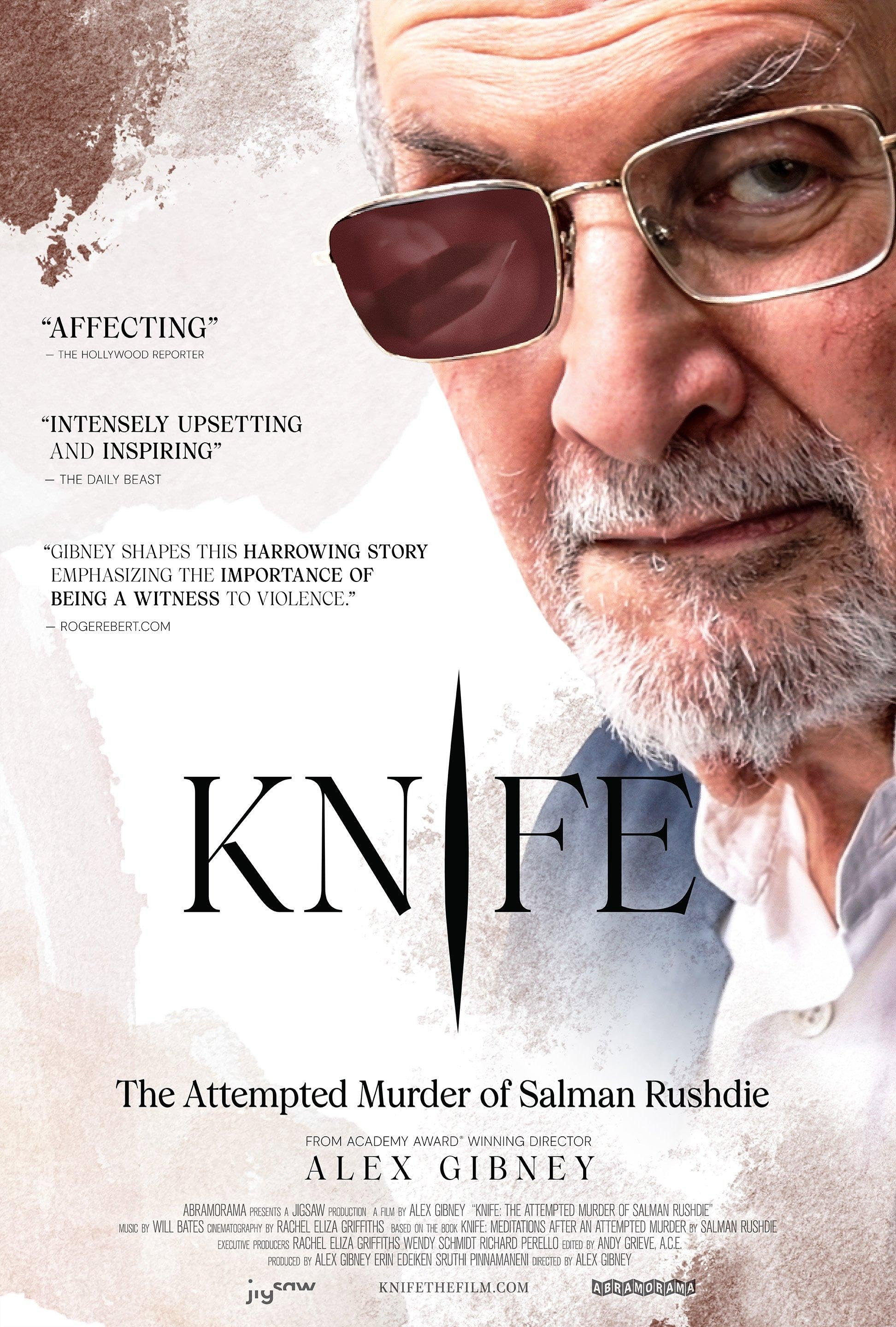 Knife: The Attempted Murder of Salman Rushdie movie poster print