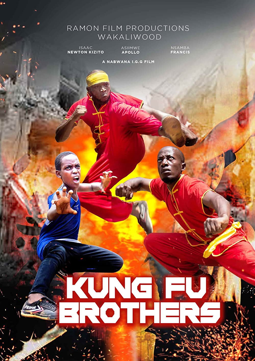 Kung Fu Brothers movie poster print