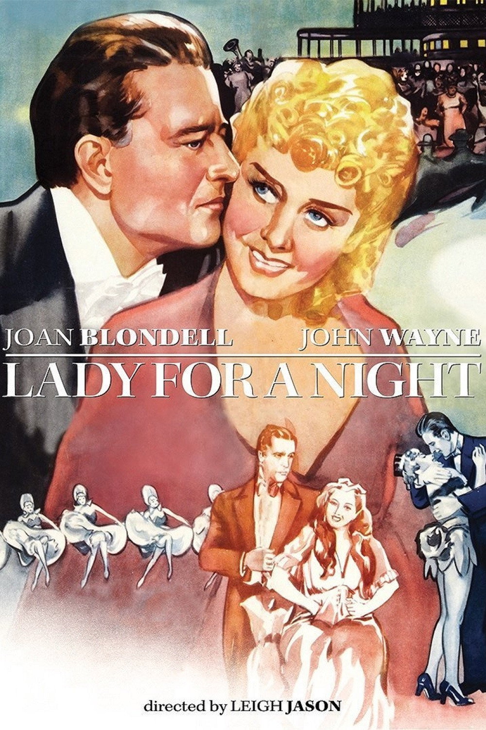 Lady for a Night movie poster print