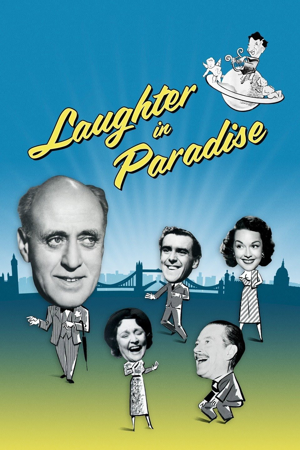 Laughter in Paradise movie poster print