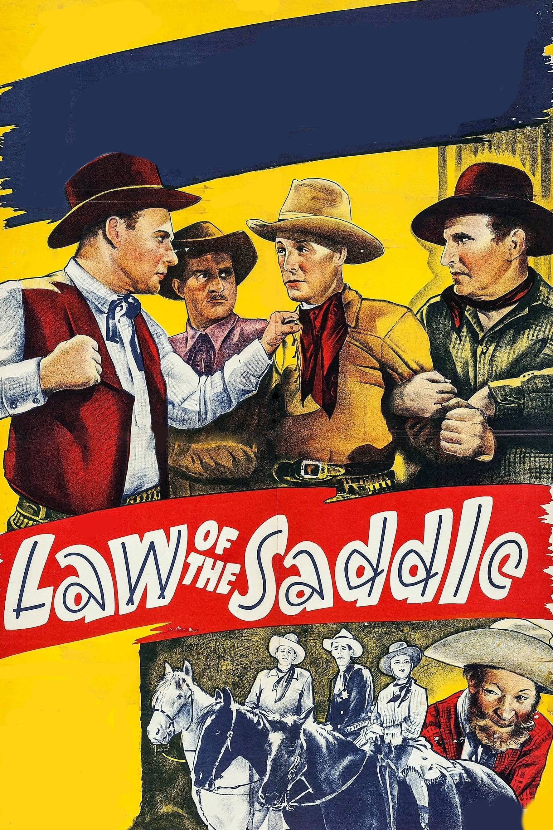 Law of the Saddle movie poster print
