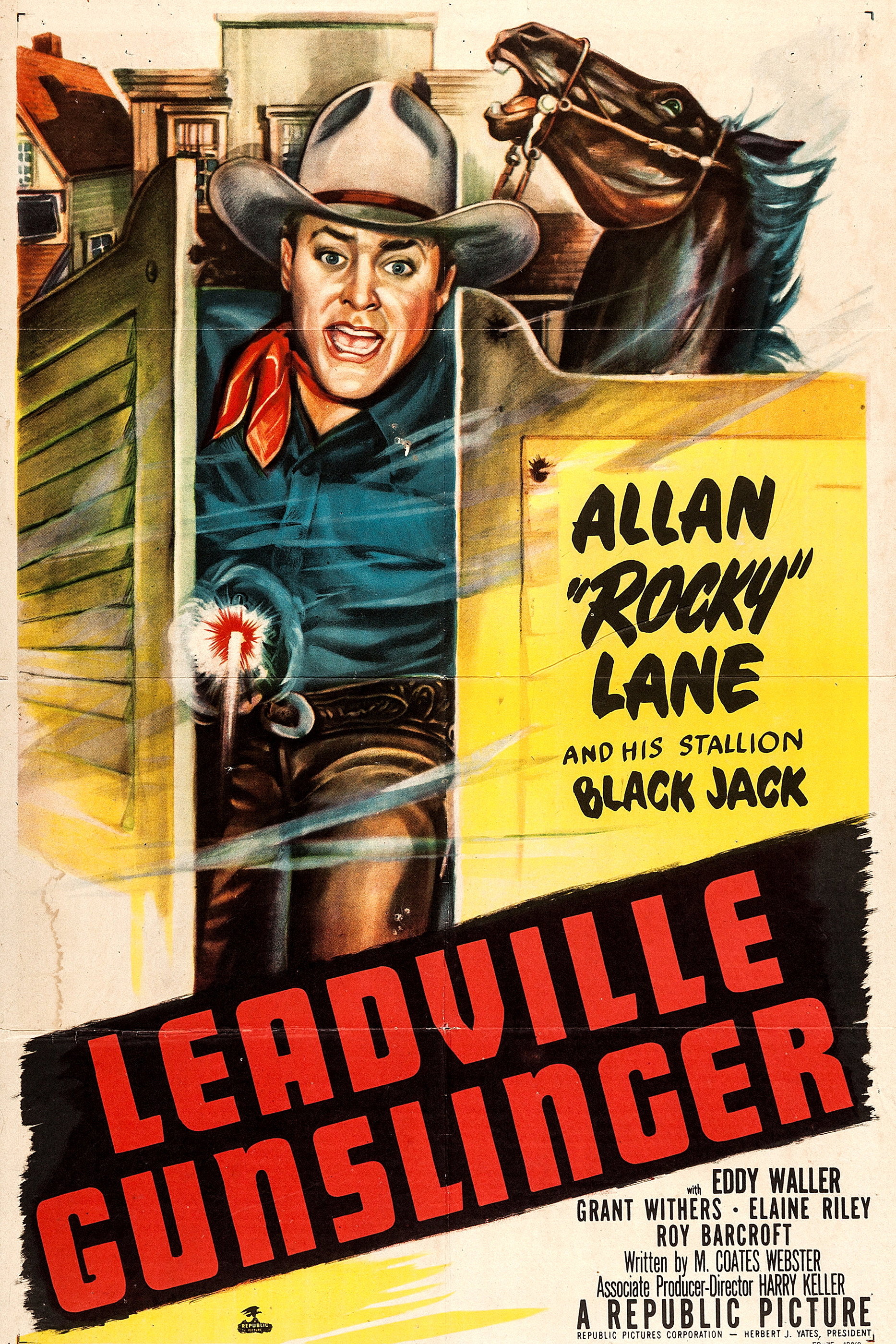 Leadville Gunslinger movie poster print
