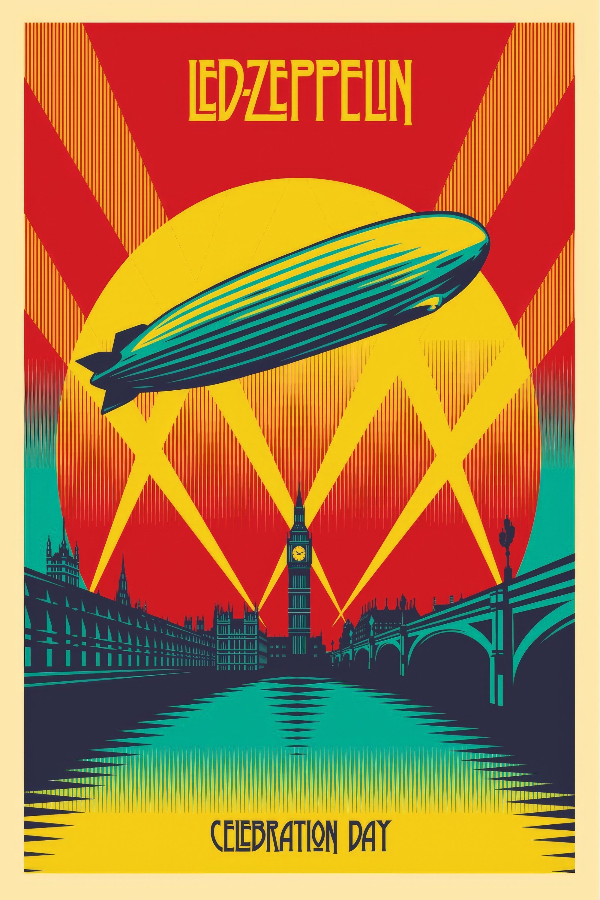 Led Zeppelin: Celebration Day movie poster print