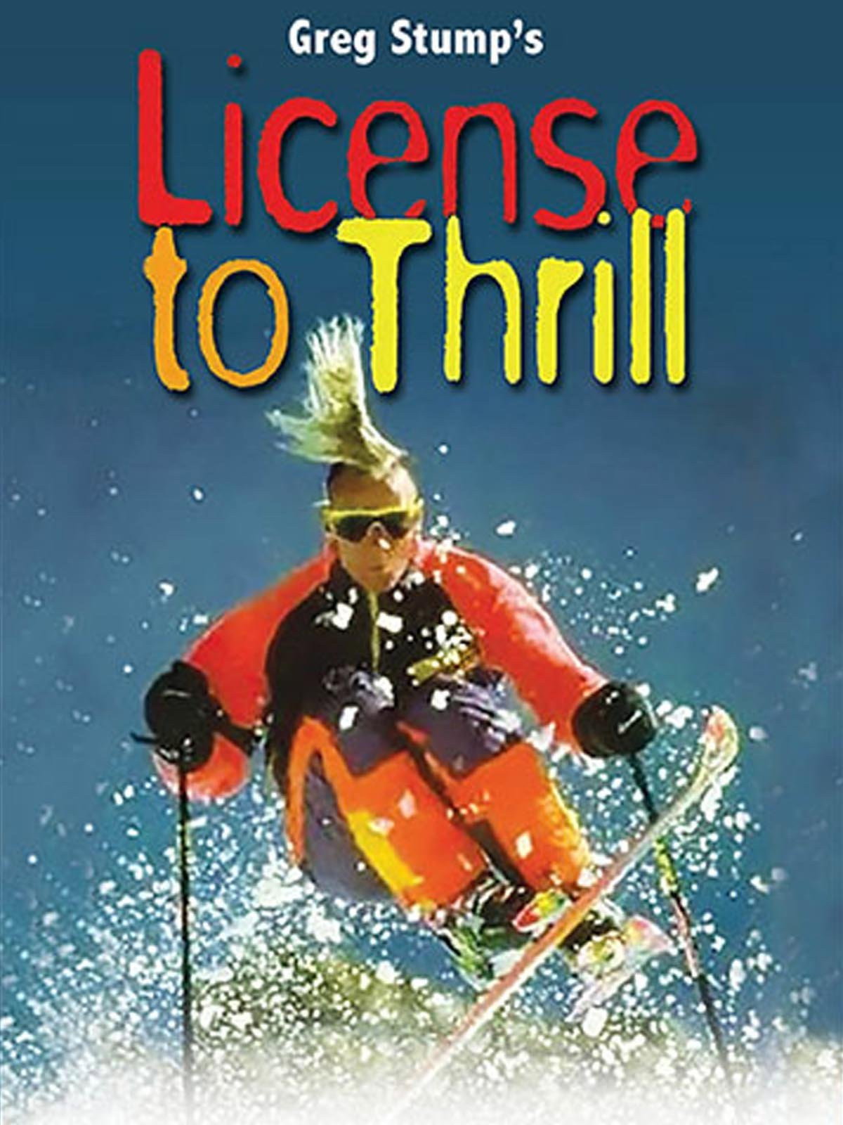 License to Thrill movie poster print